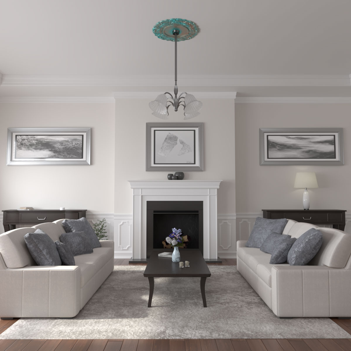 Ekena Millwork CM32ANCGS Ceiling-Medallions - View #5