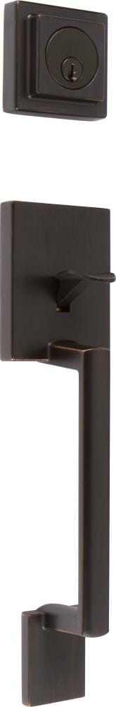 Delaney Hardware D40207 Avino Avino Tuscany Bronze Single-Cylinder Deadbolt Entry door handleset with Knob