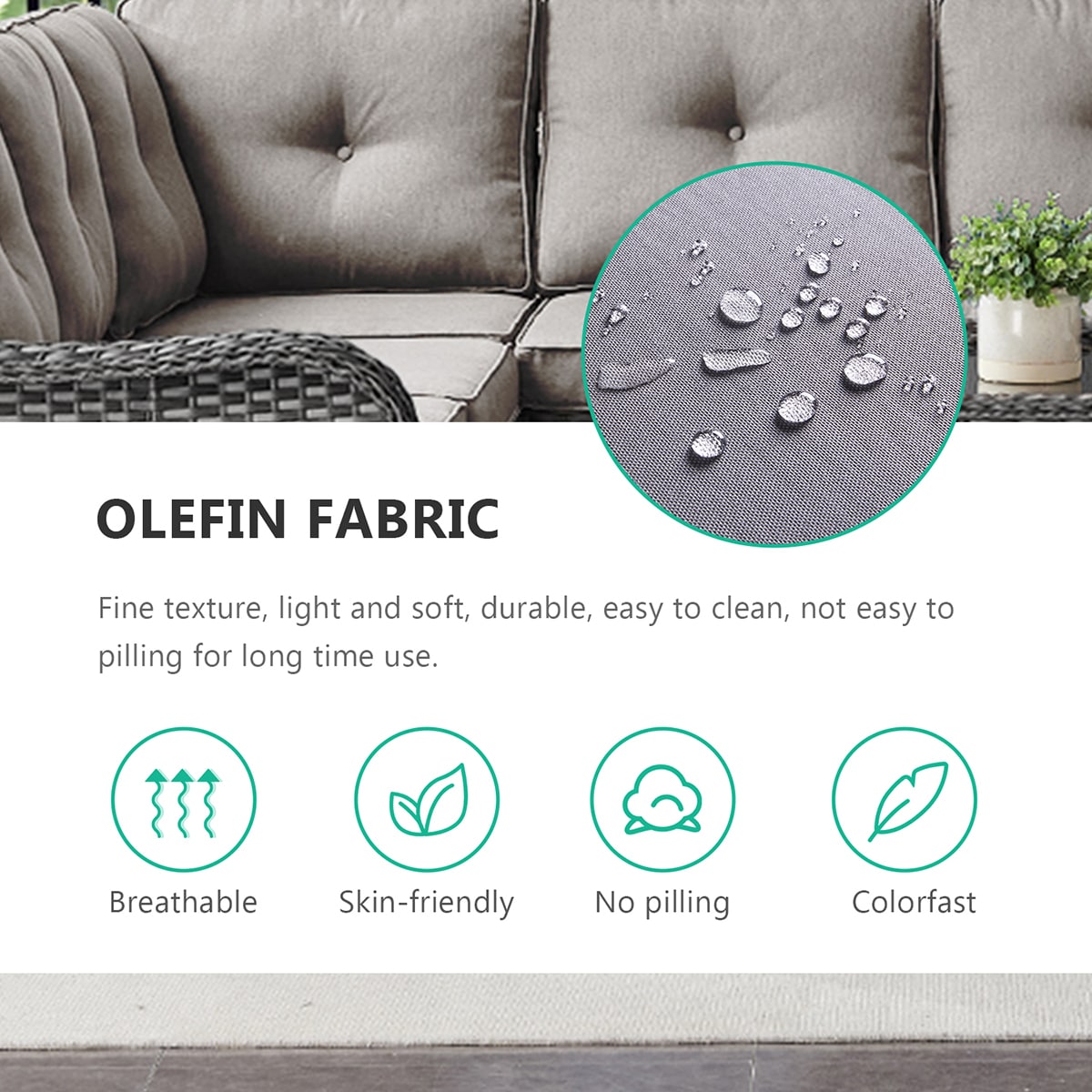 Rilyson FSAPGY13-3 Patio-Sofas-Daybeds - View #7