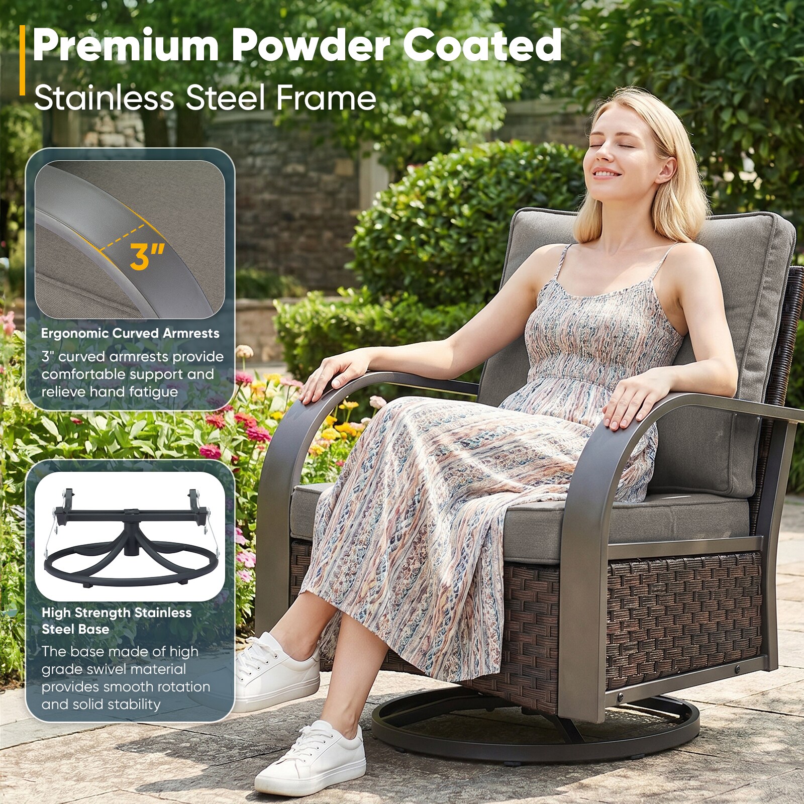 Rilyson FSTZB20X2-3 Patio-Chairs - View #5