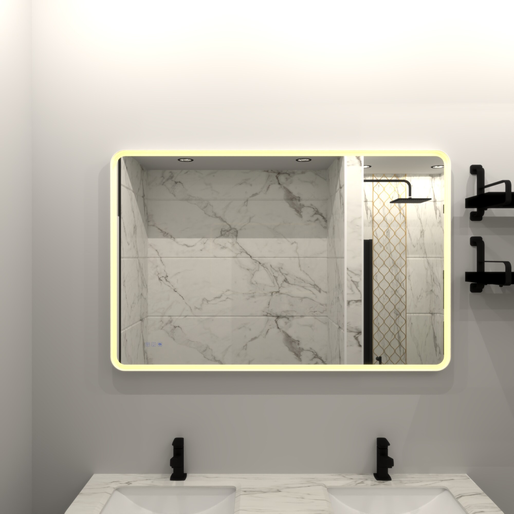 Bybafun YB5100084 Framed-Bath-Mirrors - View #10