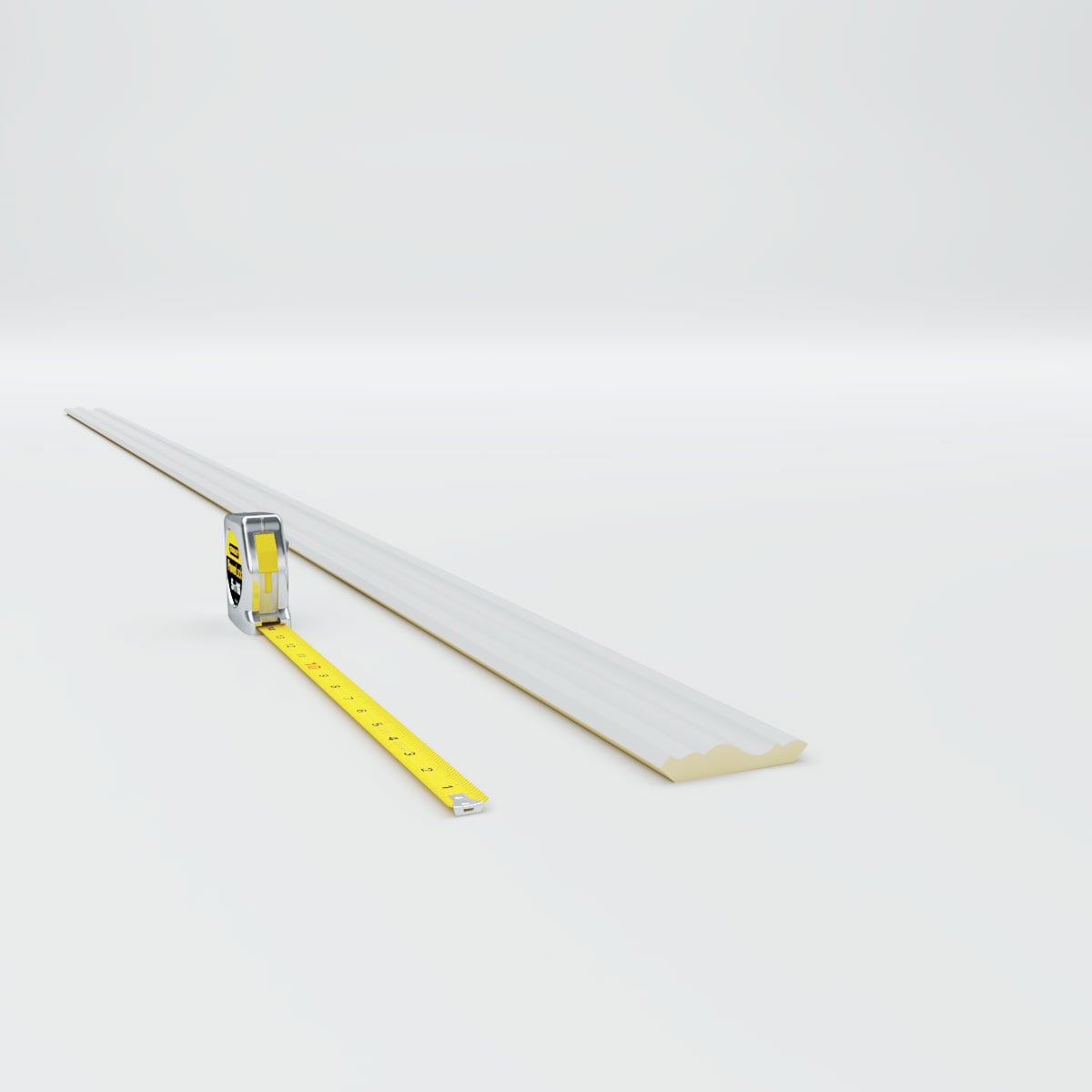 Classic White Polyurethane Crown Moulding 94.5"