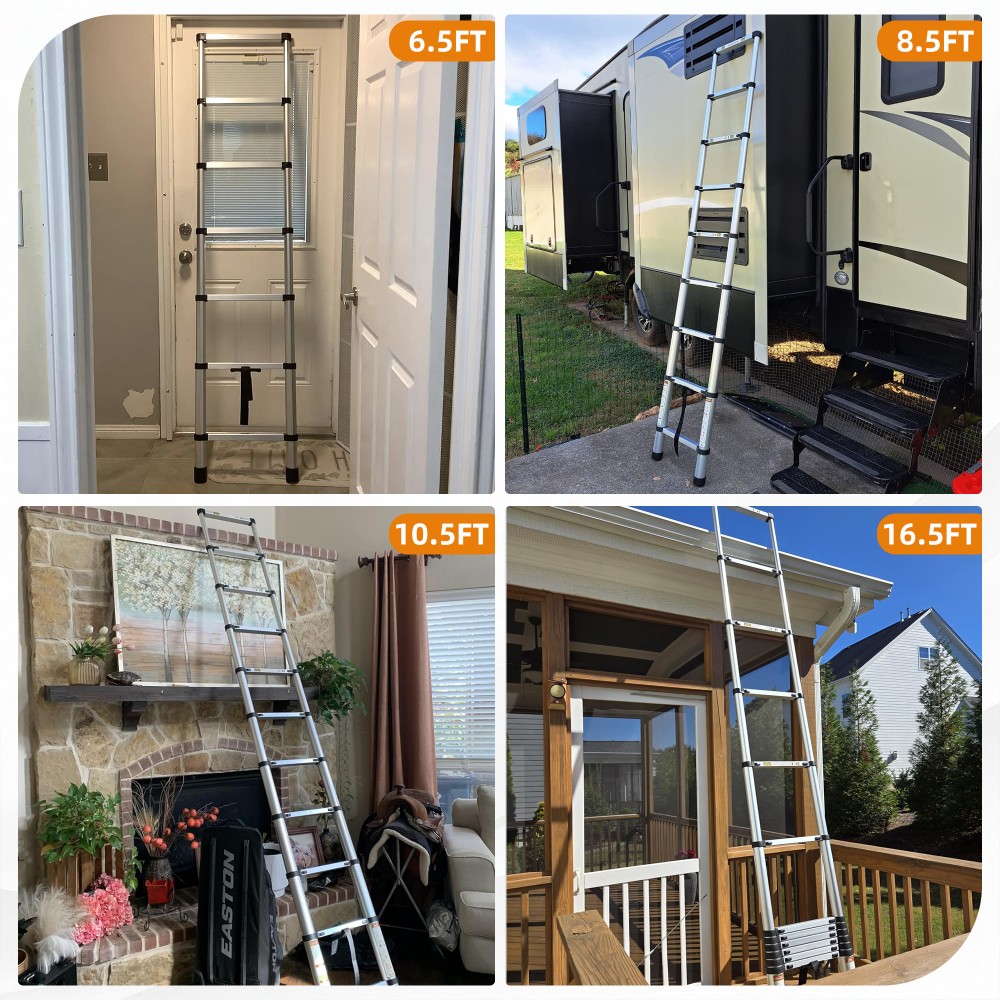 KERDOM 3.8 DT-ALUMINUM Extension-Ladders - View #5