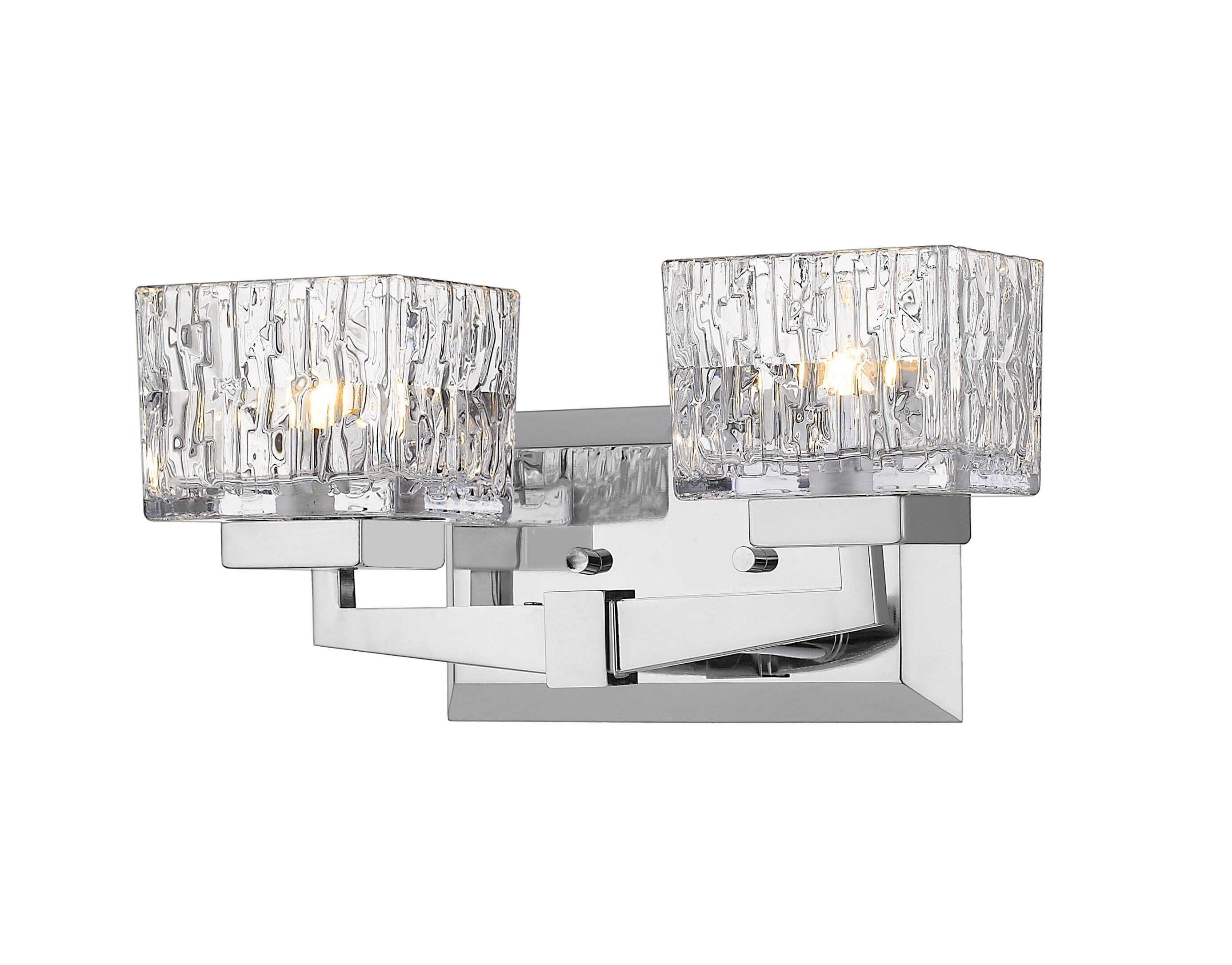 Z-Lite 1927-2V-CH Rubicon 13.5-in 2-Light Chrome Modern/Contemporary Vanity Light