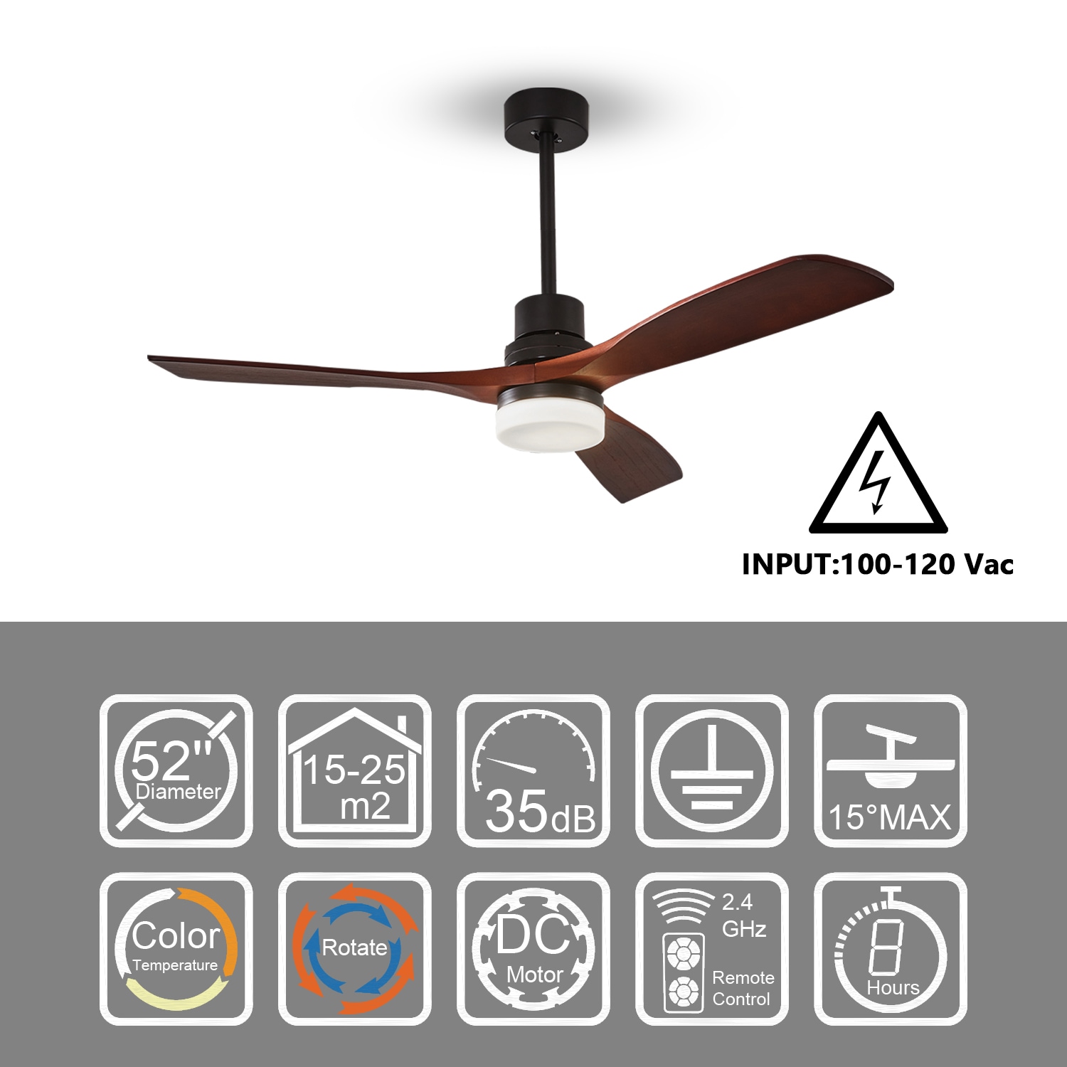WELLFOR EX-CF5202 Ceiling-Fans - View #4