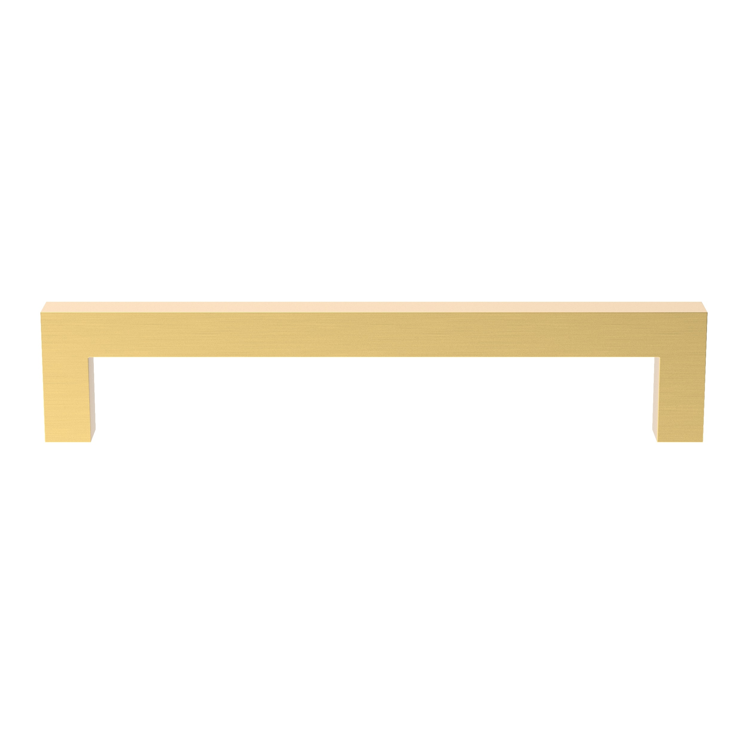 Style Selections HW-075-BG-10PK Carter 6-5/16-in , 160mm Center to Center Brushed Gold Square Handle 10 -Pack