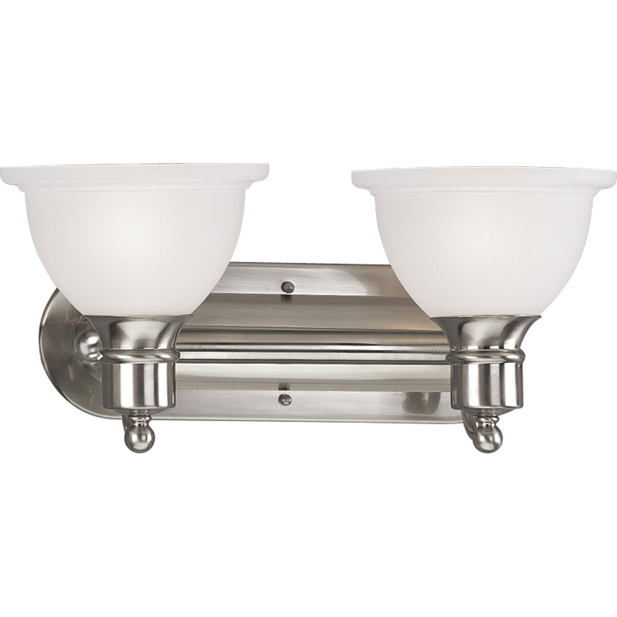 Progress Lighting P3162-09 Madison 17.5-in 2 -Light Brushed Nickel Transitional Vanity light