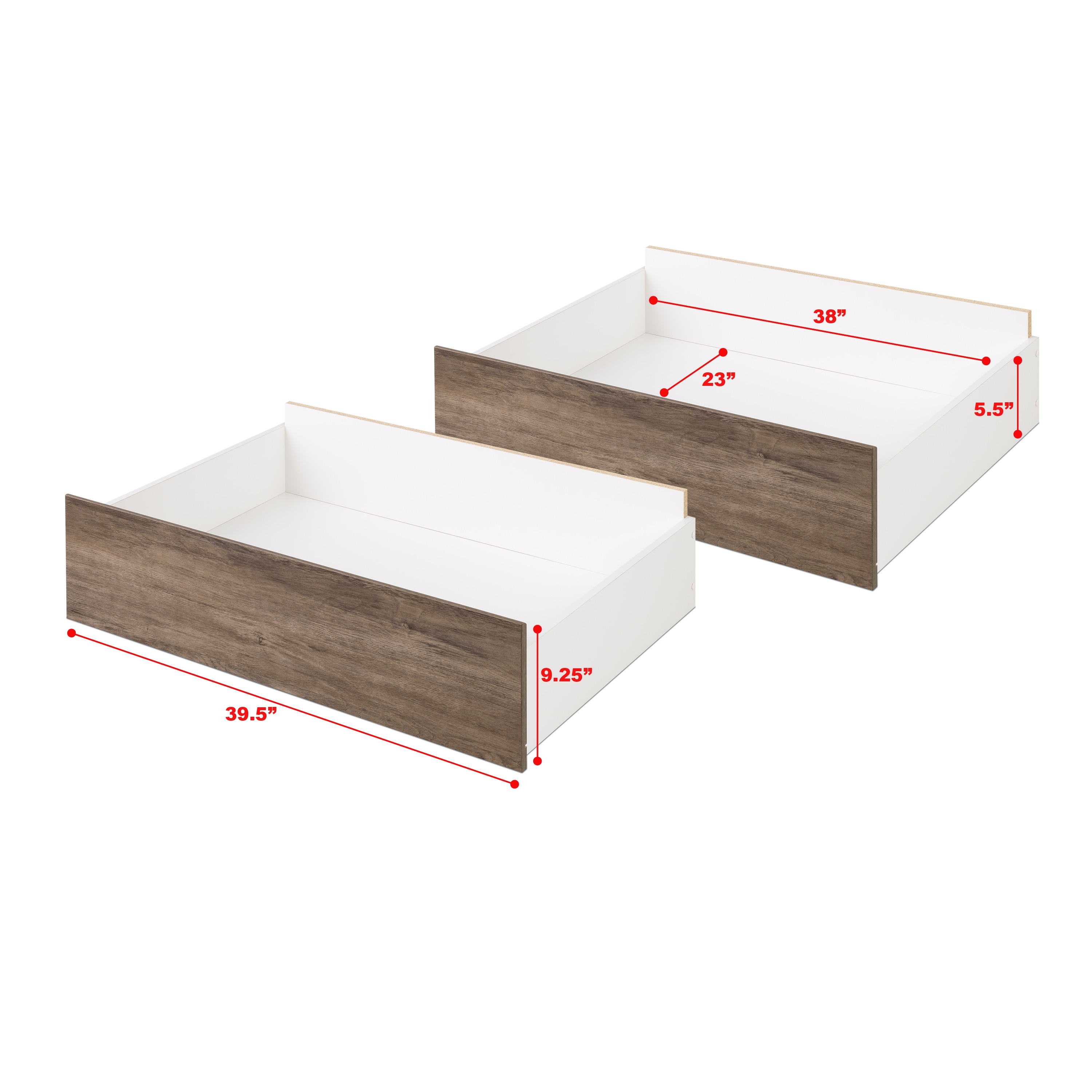 Prepac DBQK-1303-1 Plastic-Storage-Totes - View #2