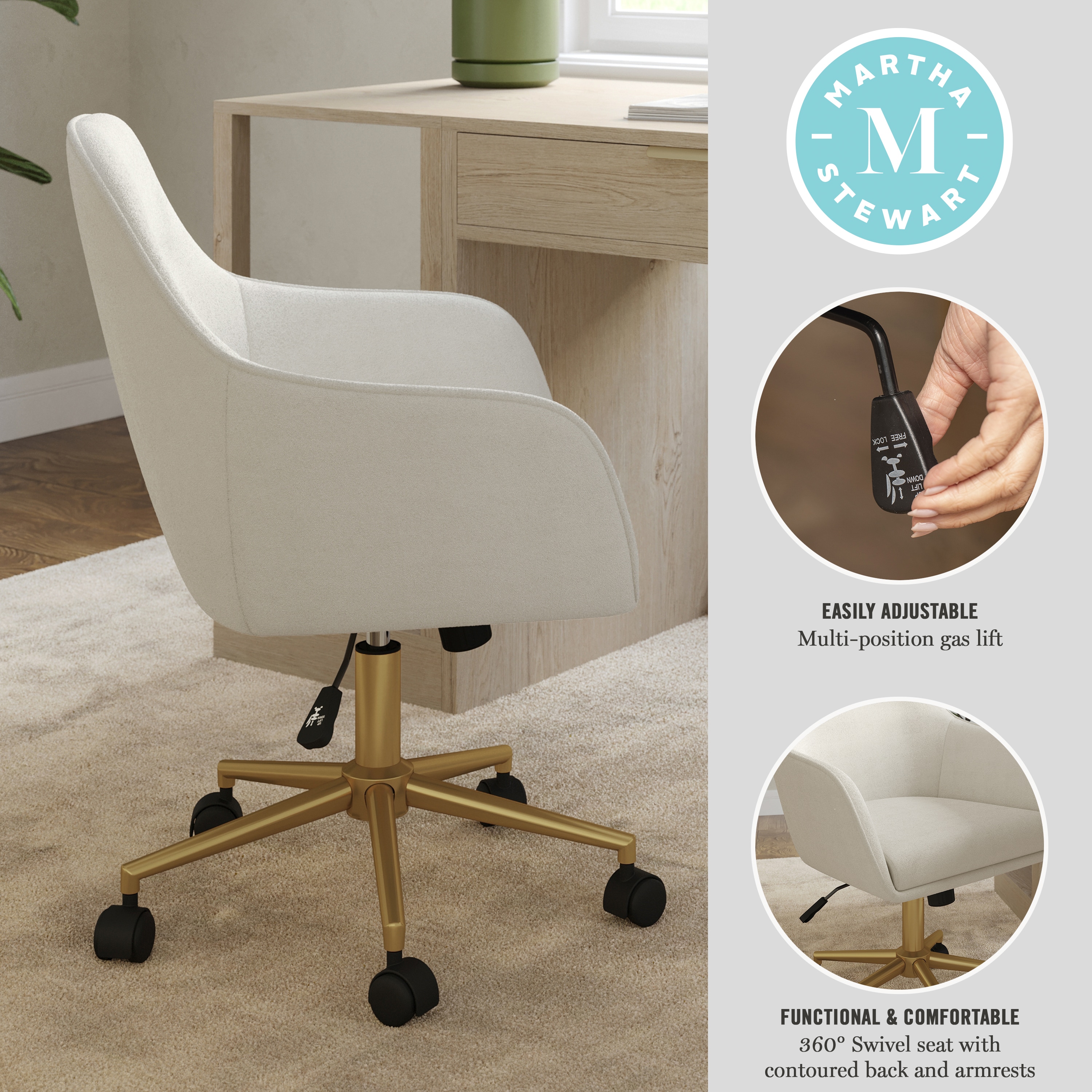 Martha Stewart 196861189166 Office-Chairs - View #3
