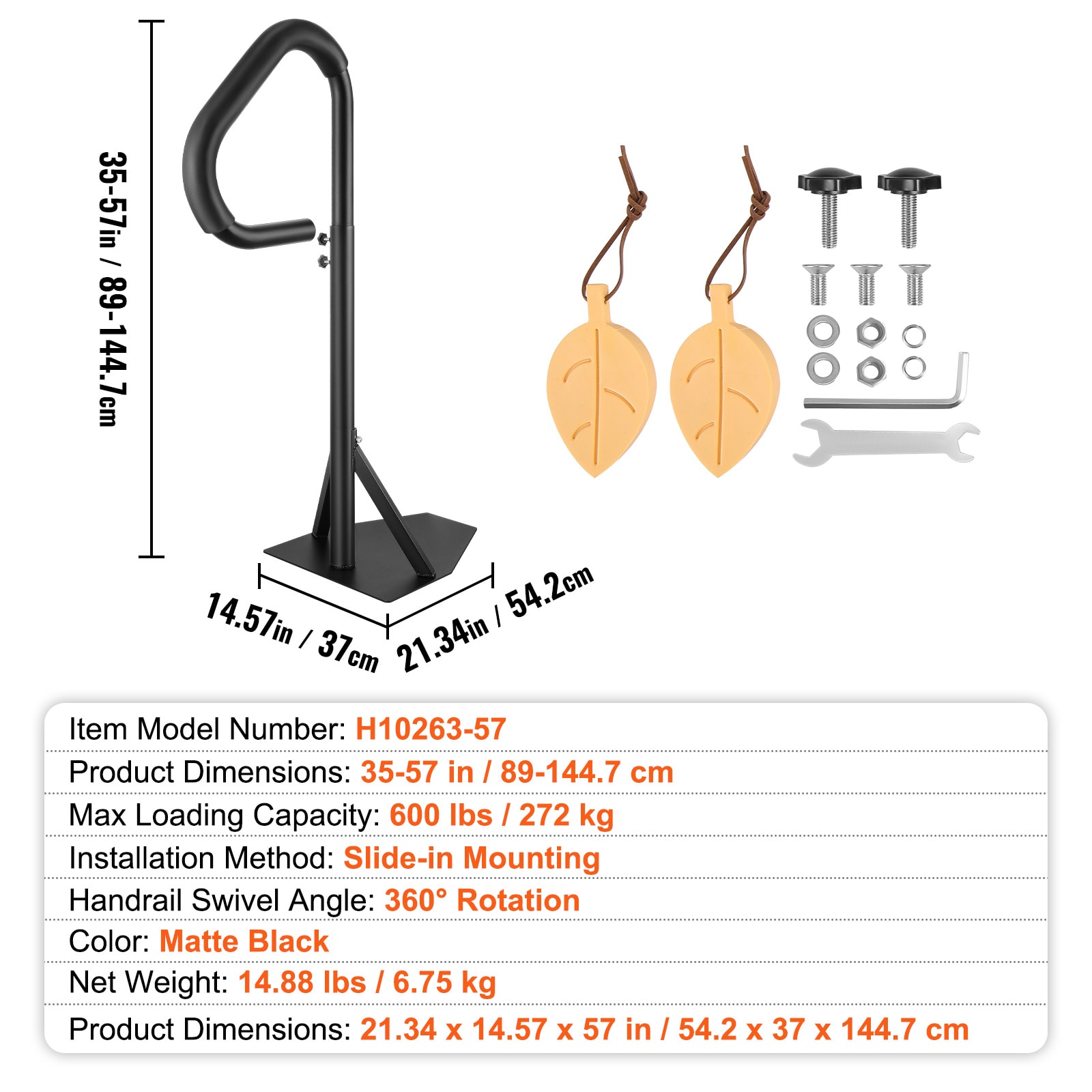 VEVOR SCRSYGFS57IN01016V0 Above-Ground-Pool-Lad-Steps - View #7