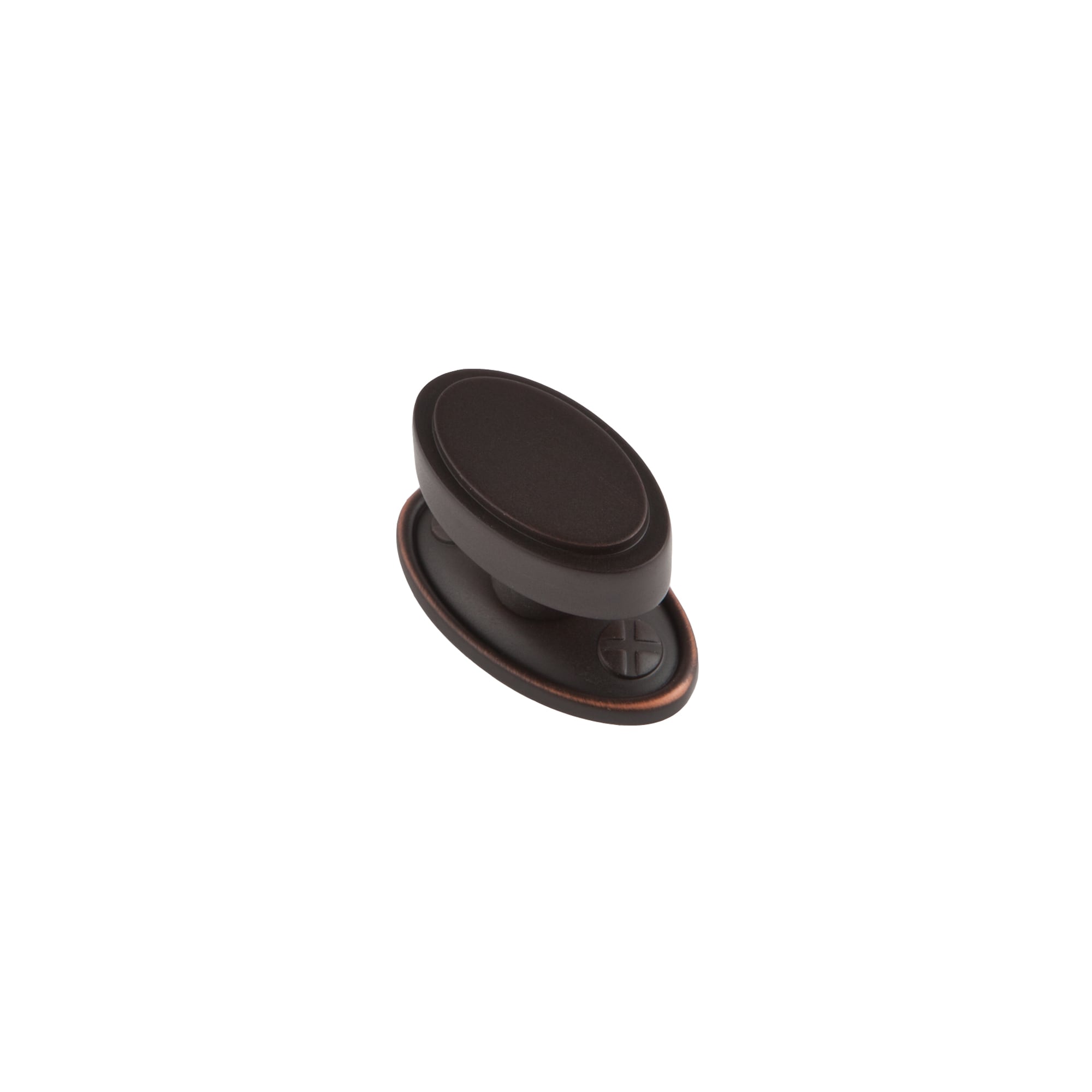 Sumner Street Home Hardware RL060391 Ovaline 1-1/2-in Oil-Rubbed Bronze Oval Modern Cabinet Knob