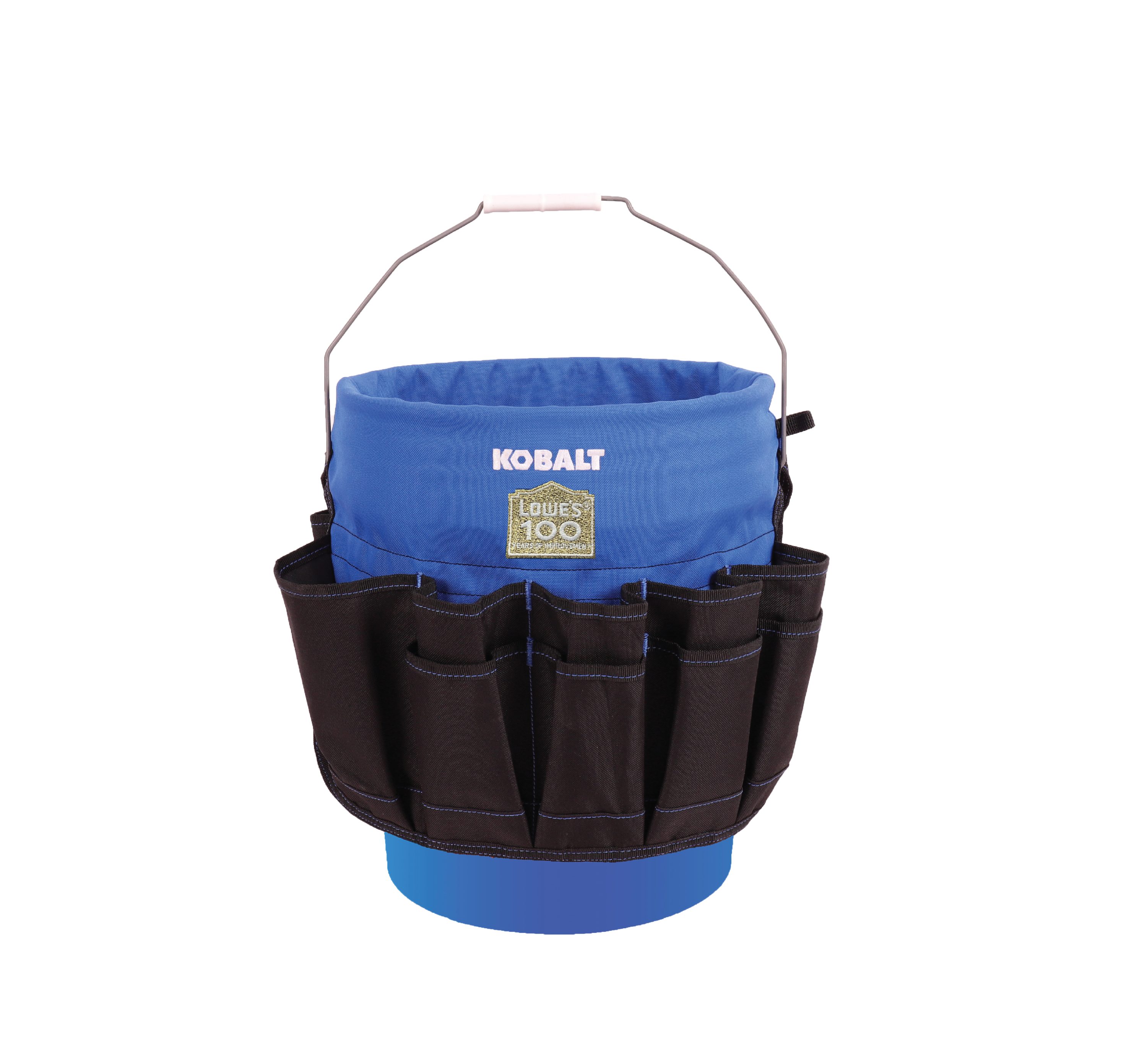 Kobalt - GP-62575A - Blue Black Polyester 12-in 5-Gallon Bucket Organizer