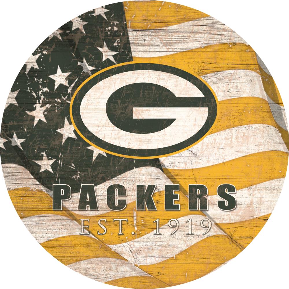 Green Bay Packers word logo decal