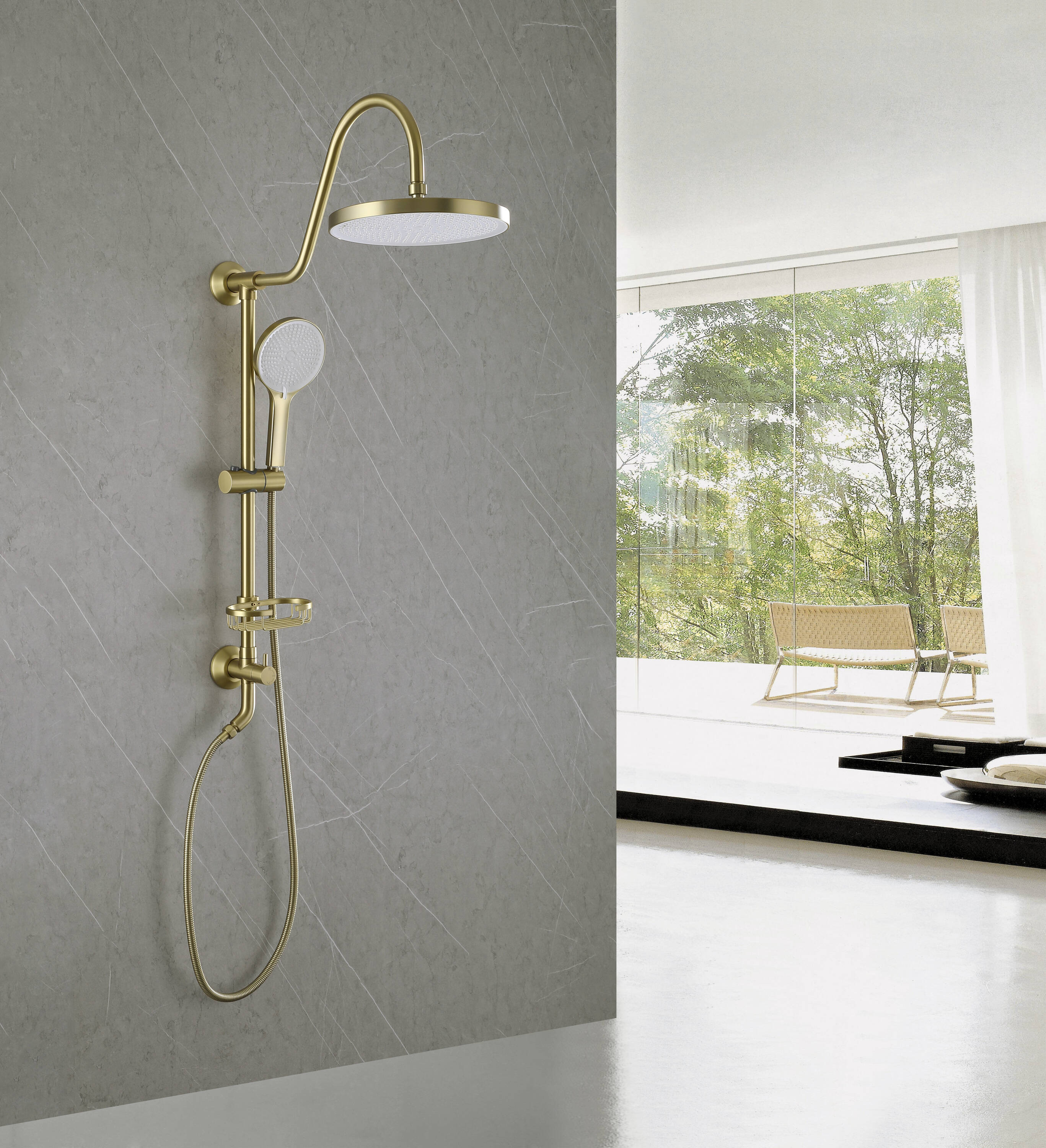 Clihome CL-EB10BN Showerhead-Bar-Panels - View #4