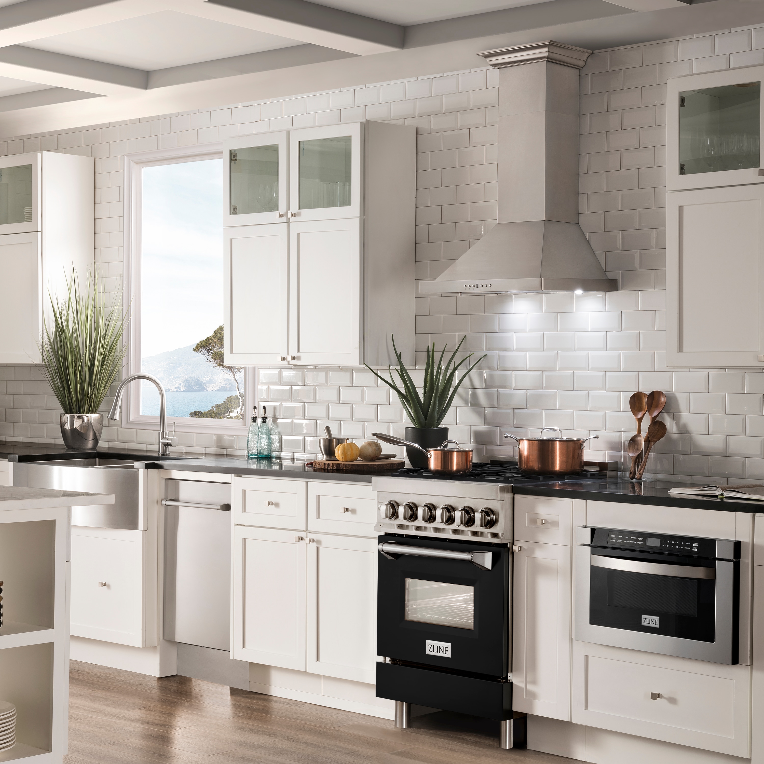 ZLINE KITCHEN & BATH RA-BLM-24 Dual-Fuel-Ranges - View #3