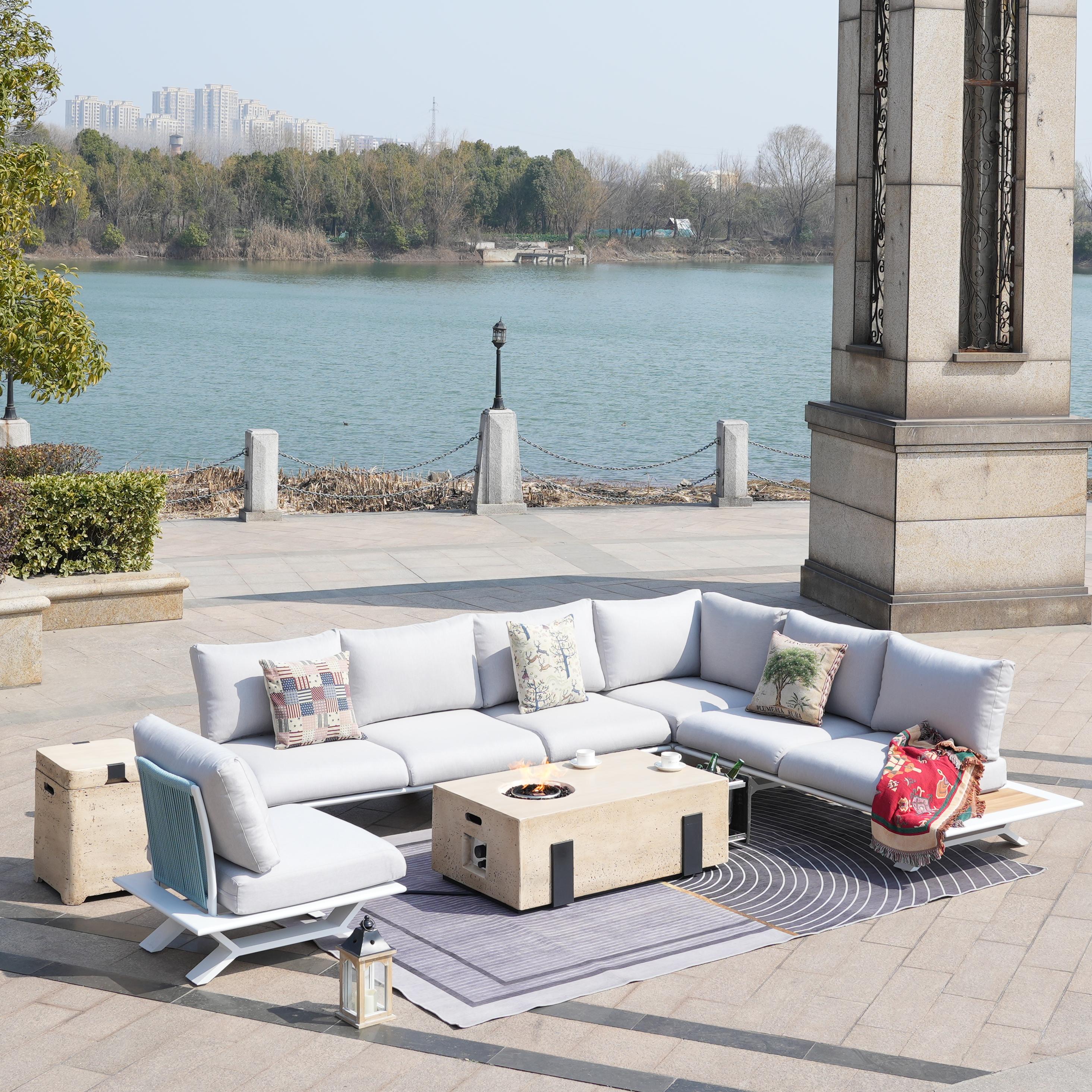 Direct Wicker DWS-2323W&2355BR Patio-Conversation-Sets - View #9