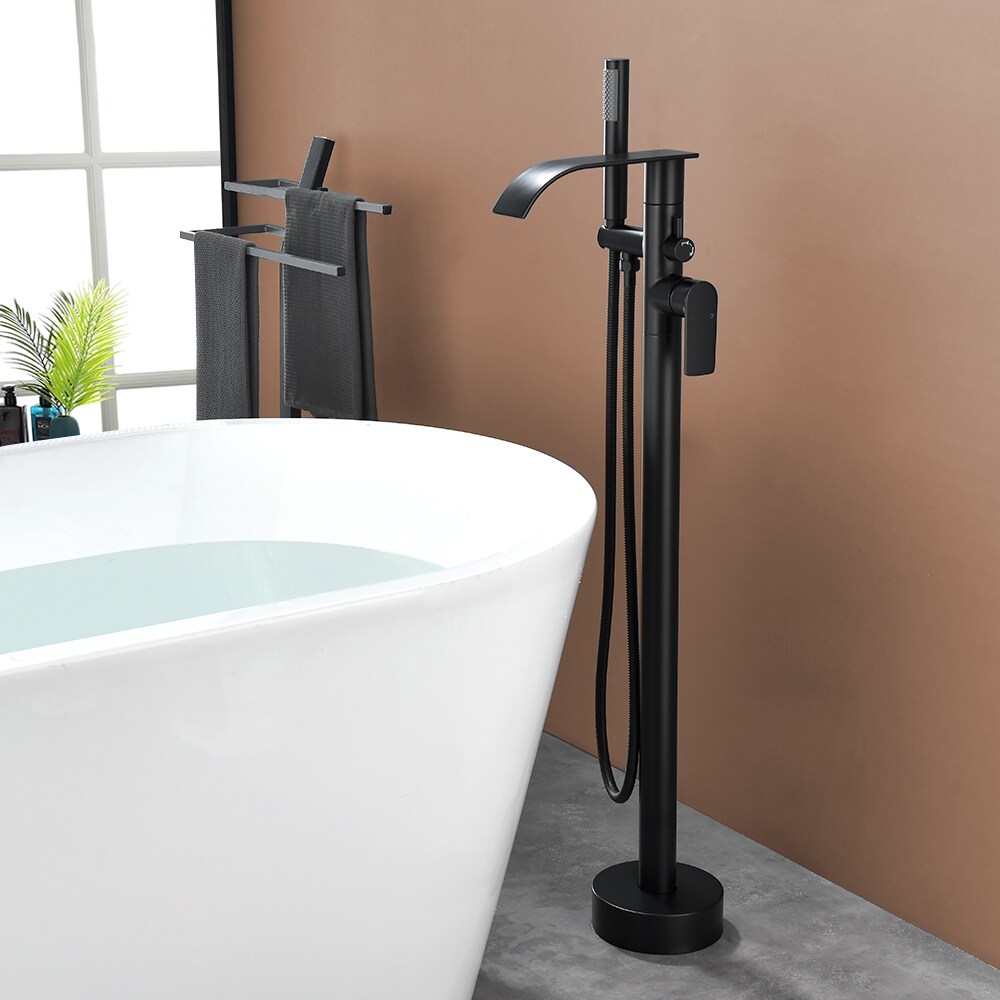 WELLFOR GSM-18009BK Roman-Tub-Faucets - View #2