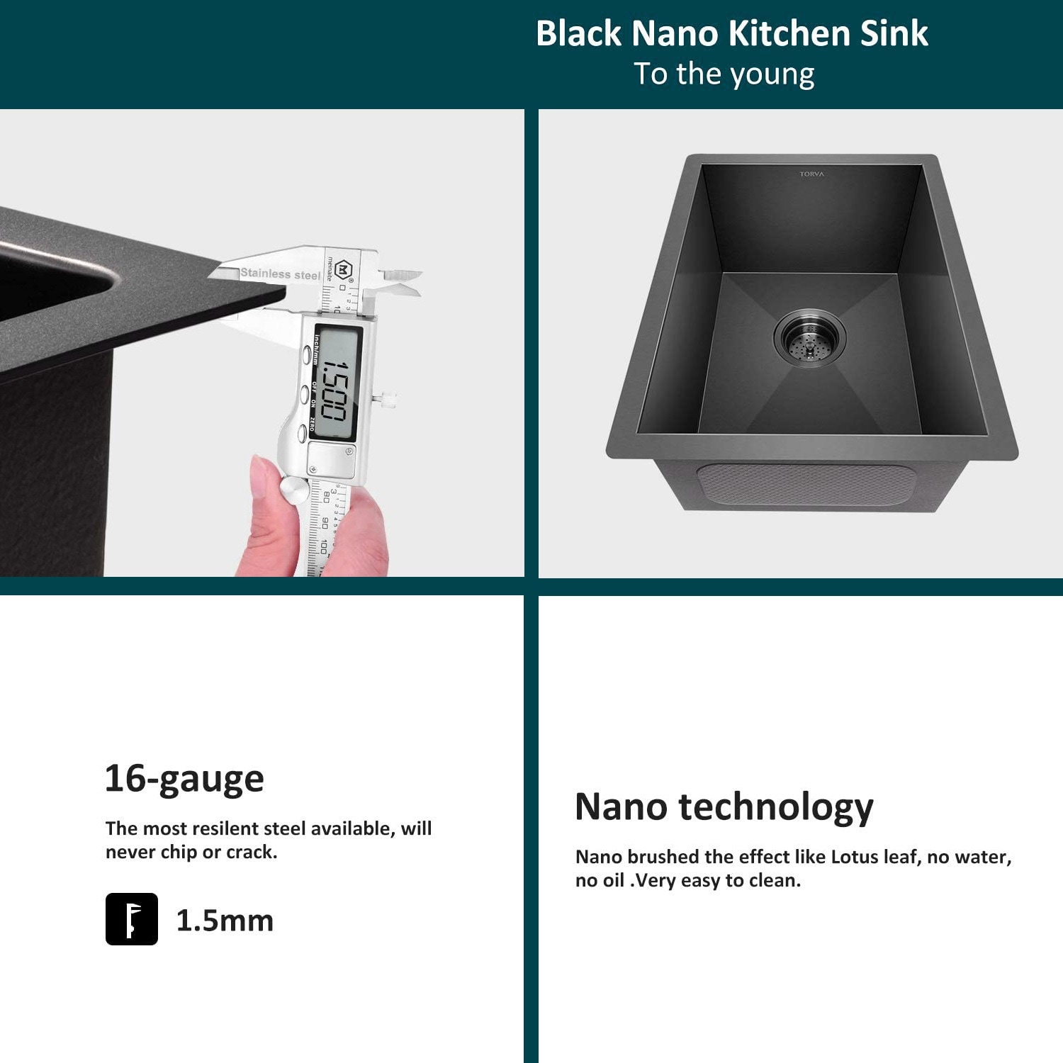 Forclover ASAL0CW Kitchen-Sinks - View #7