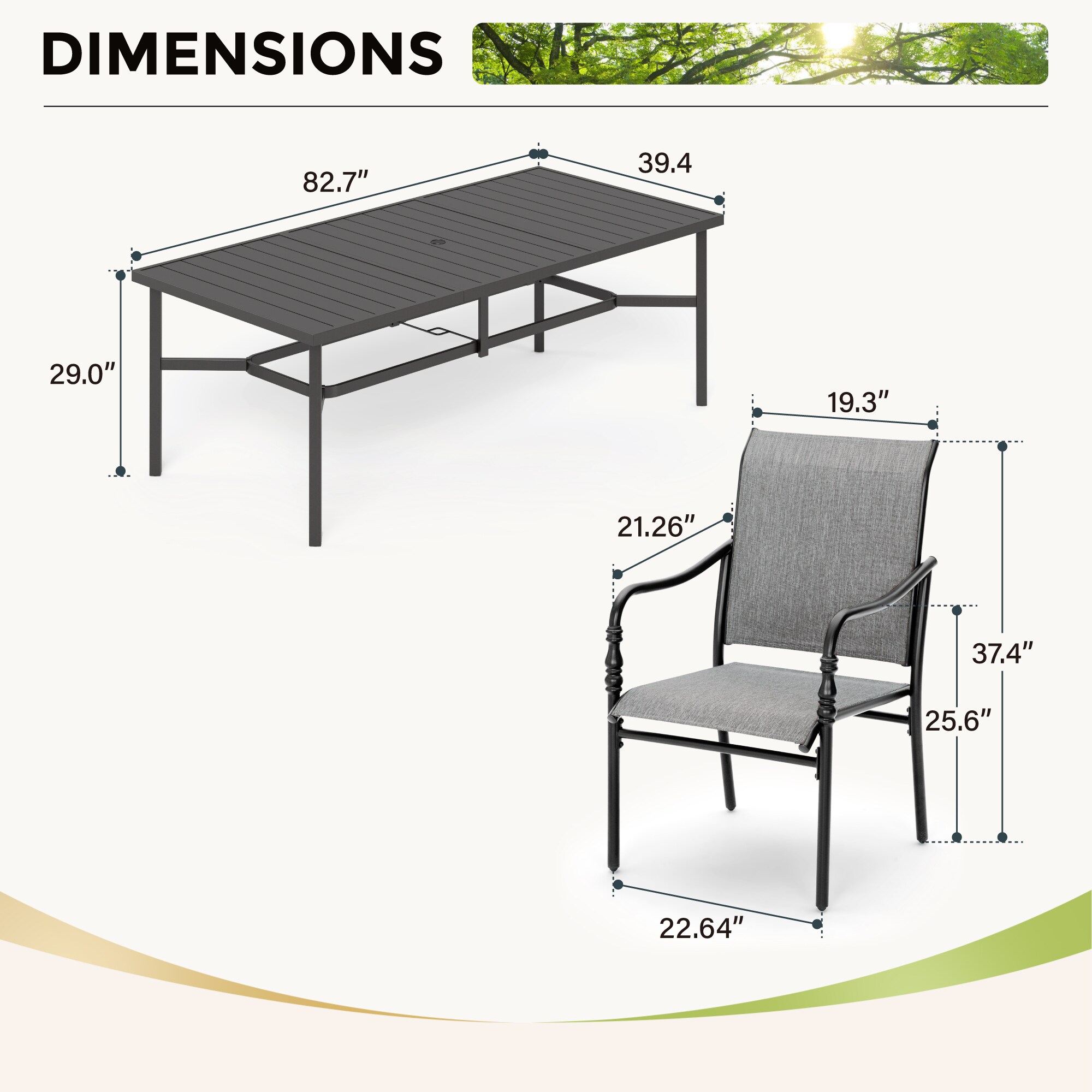 Sunshine Valley TC9-162-453 Patio-Dining-Sets - View #10