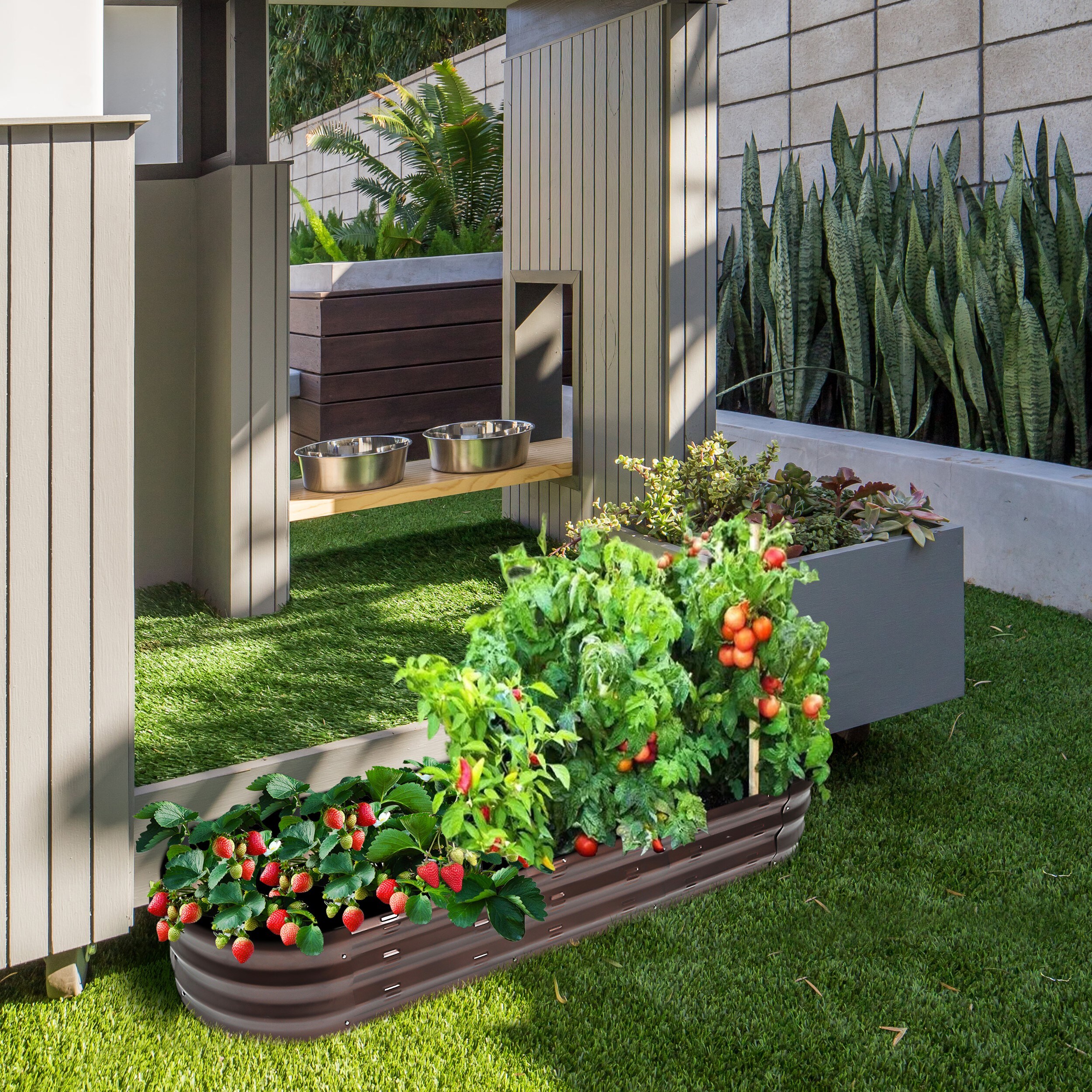 LuxenHome WHPL431 Raised-Garden-Beds - View #9