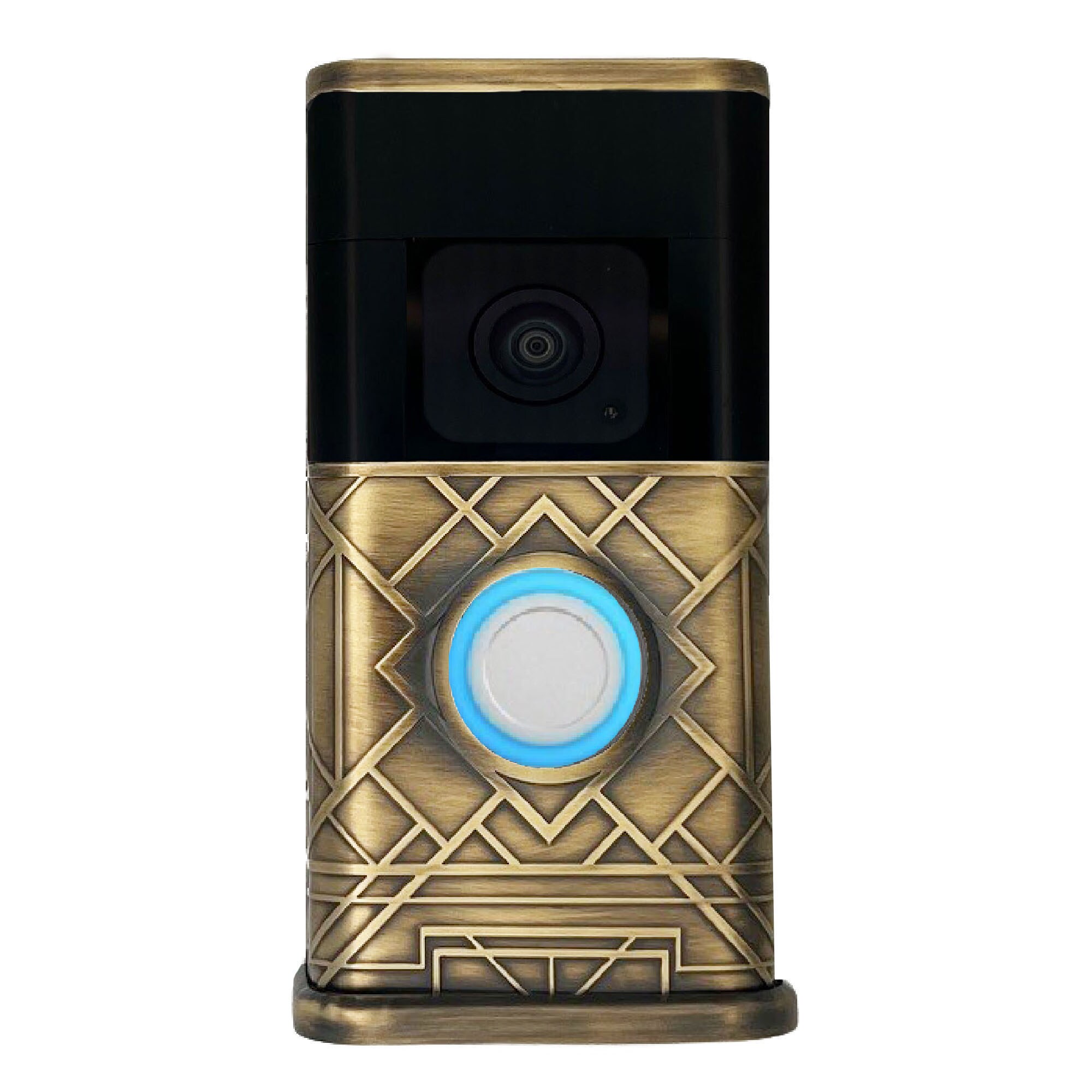 Michael Healy MHVR30032 Video Doorbell Decorative Covers (R3 Collection) Brown Doorbell skin