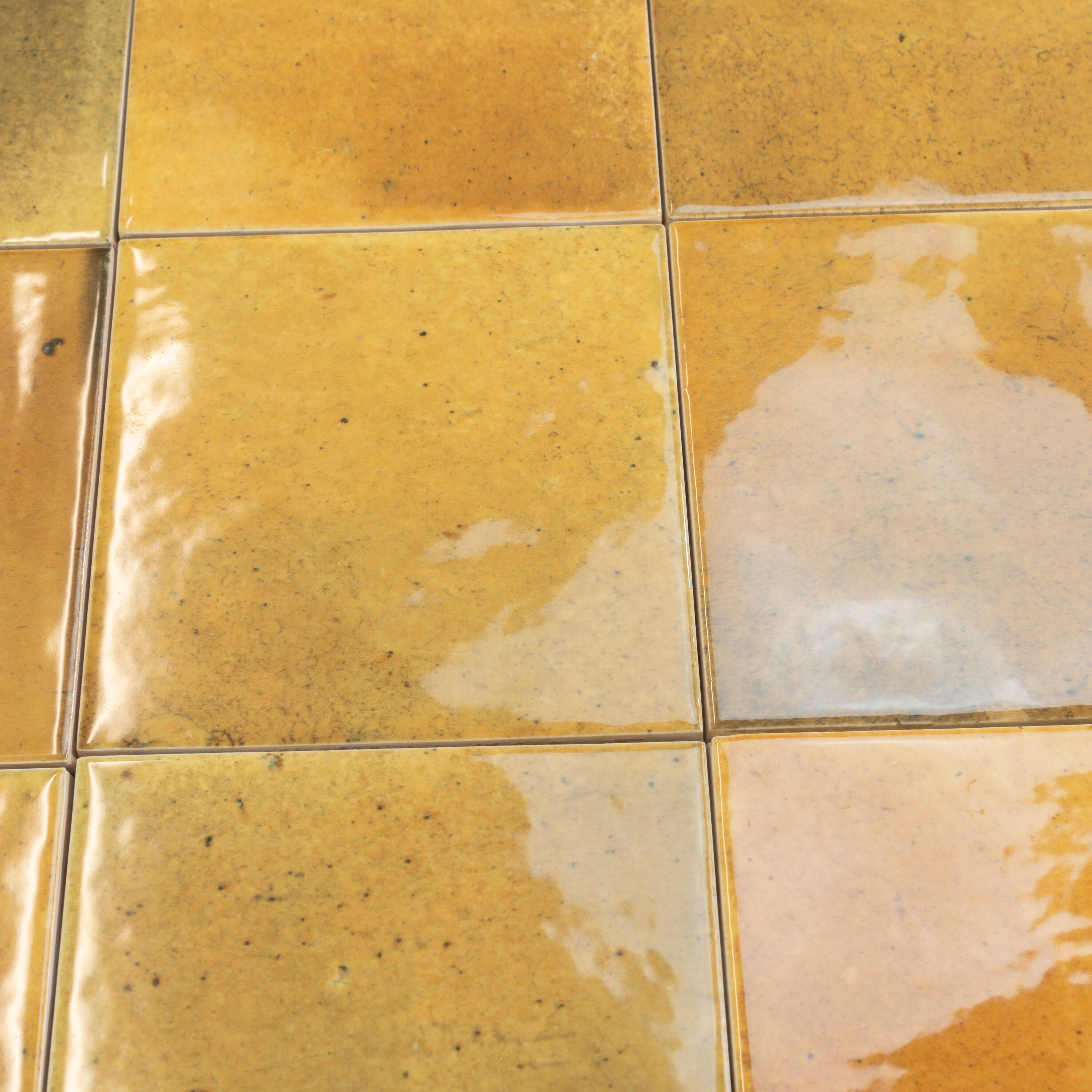 Apollo Tile Antiek Honey Orange 4-in x 4-in Glossy Ceramic Stone Look Floor  and Wall Tile (5.39-sq. ft/ Carton)