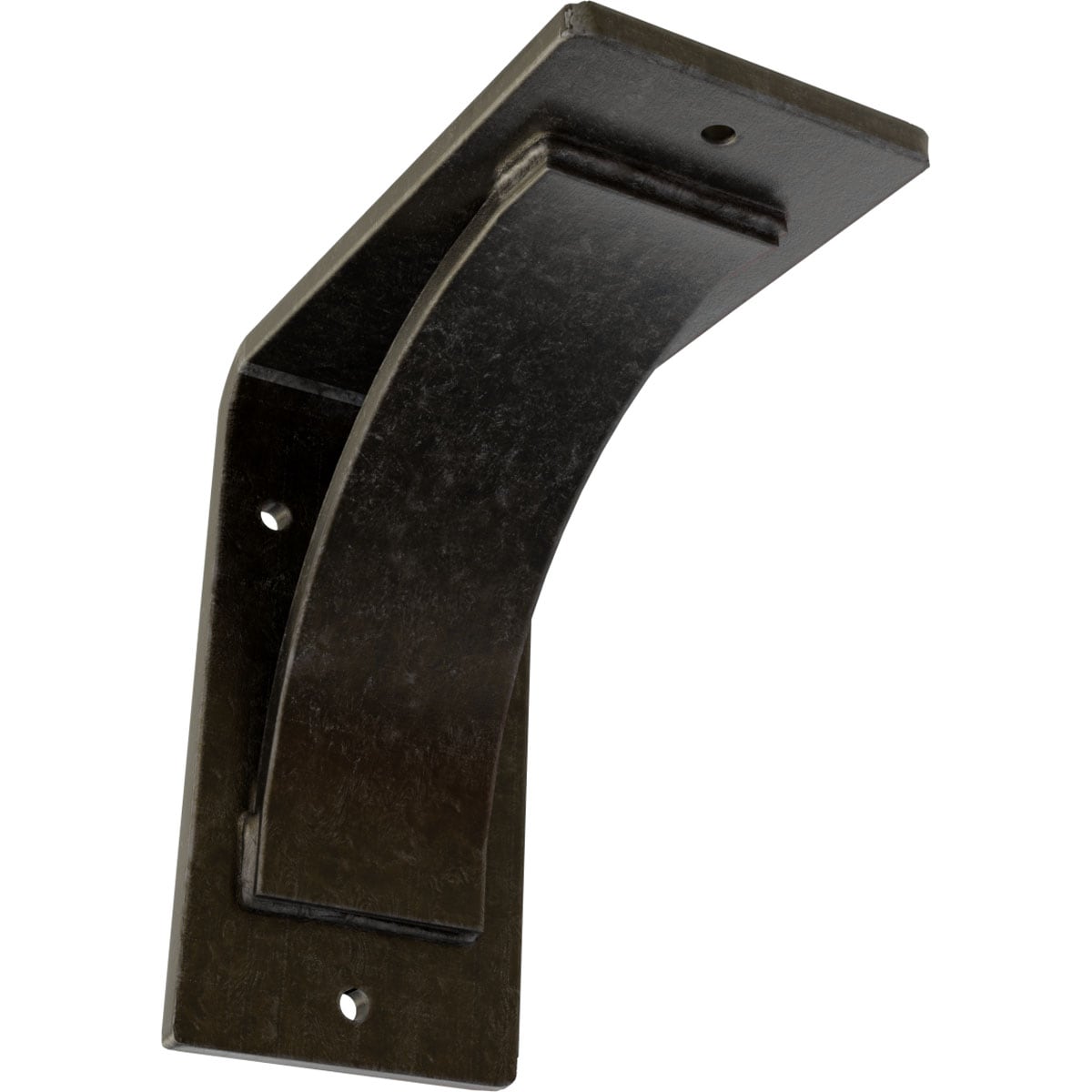 Ekena Millwork BKTM03X06X06MOAWS Morris Morris 6-in x 3-in x 6-in Gray Steel Mounting bracket