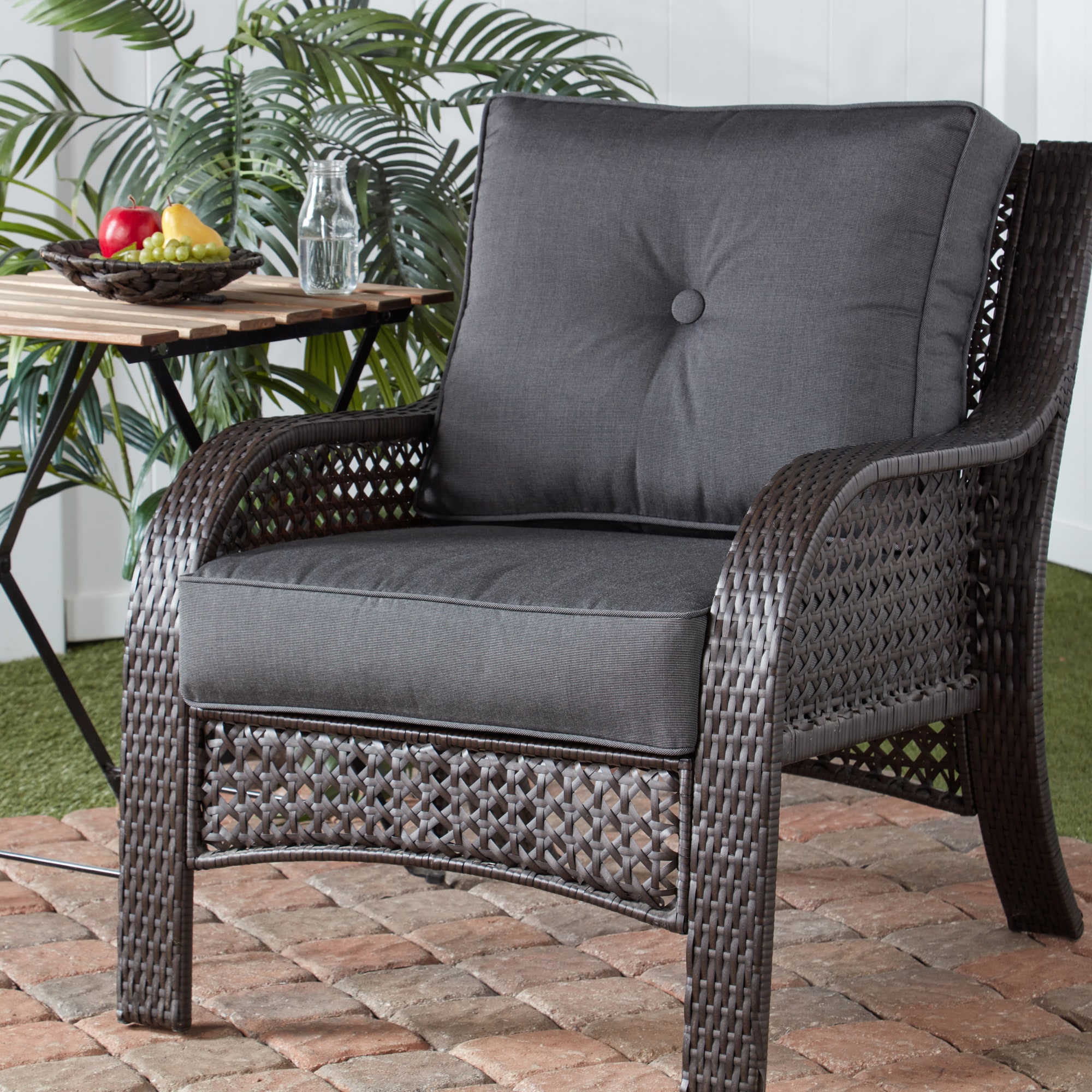 Greendale Home Fashions Seat & Back Outdoor Chair Cushion - Short