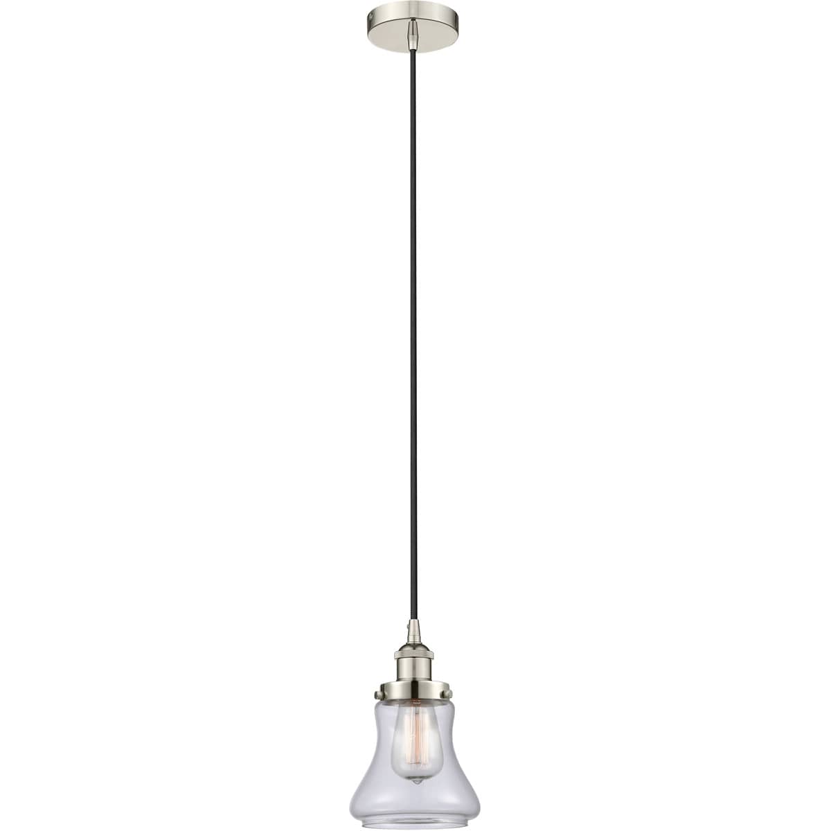 Innovations Lighting - 616-1PH-PN-G192 Edison Bellmont Mini Pendant Polished Nickel