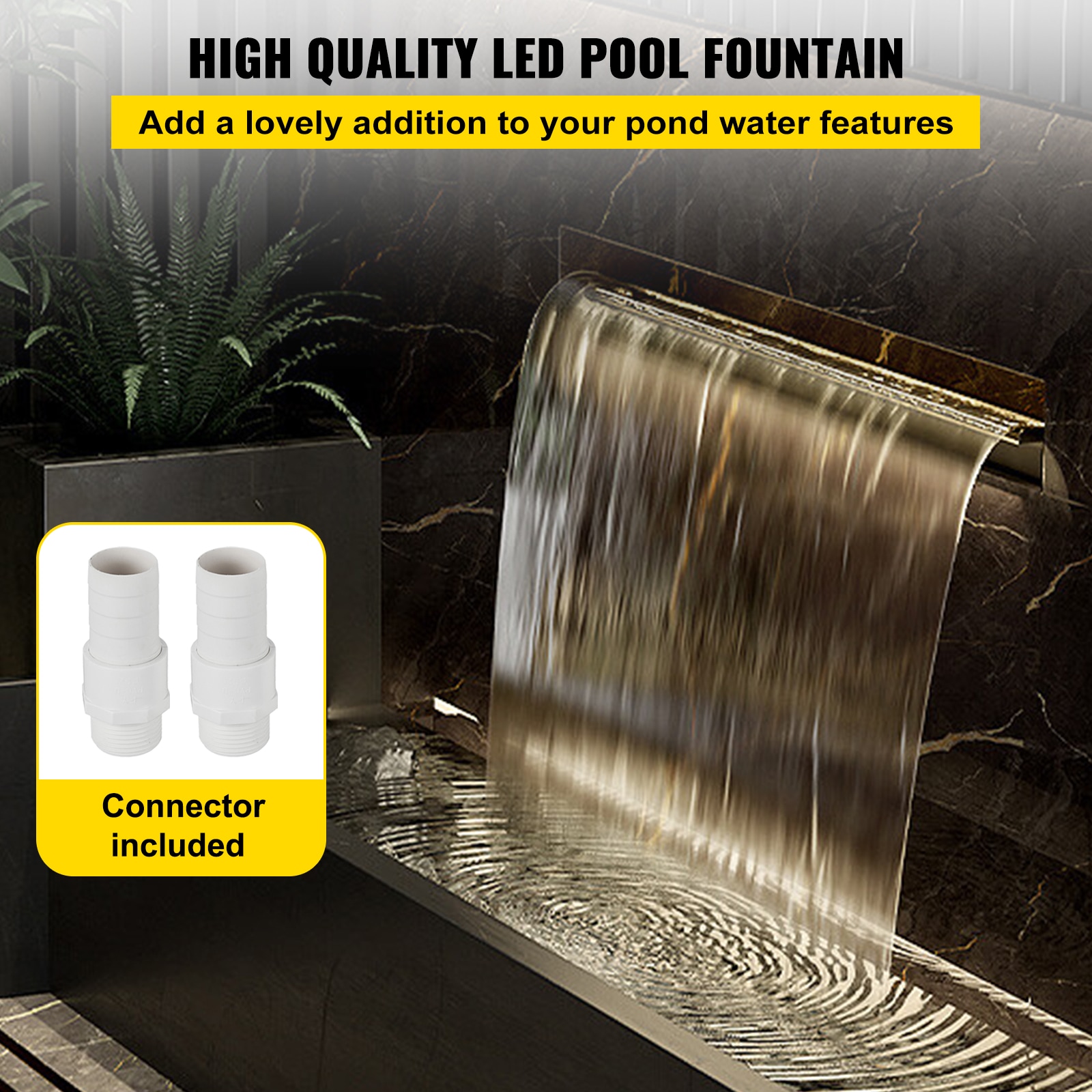 VEVOR PQSBJPJSWLED1200PV1 Pool-Fountains - View #3