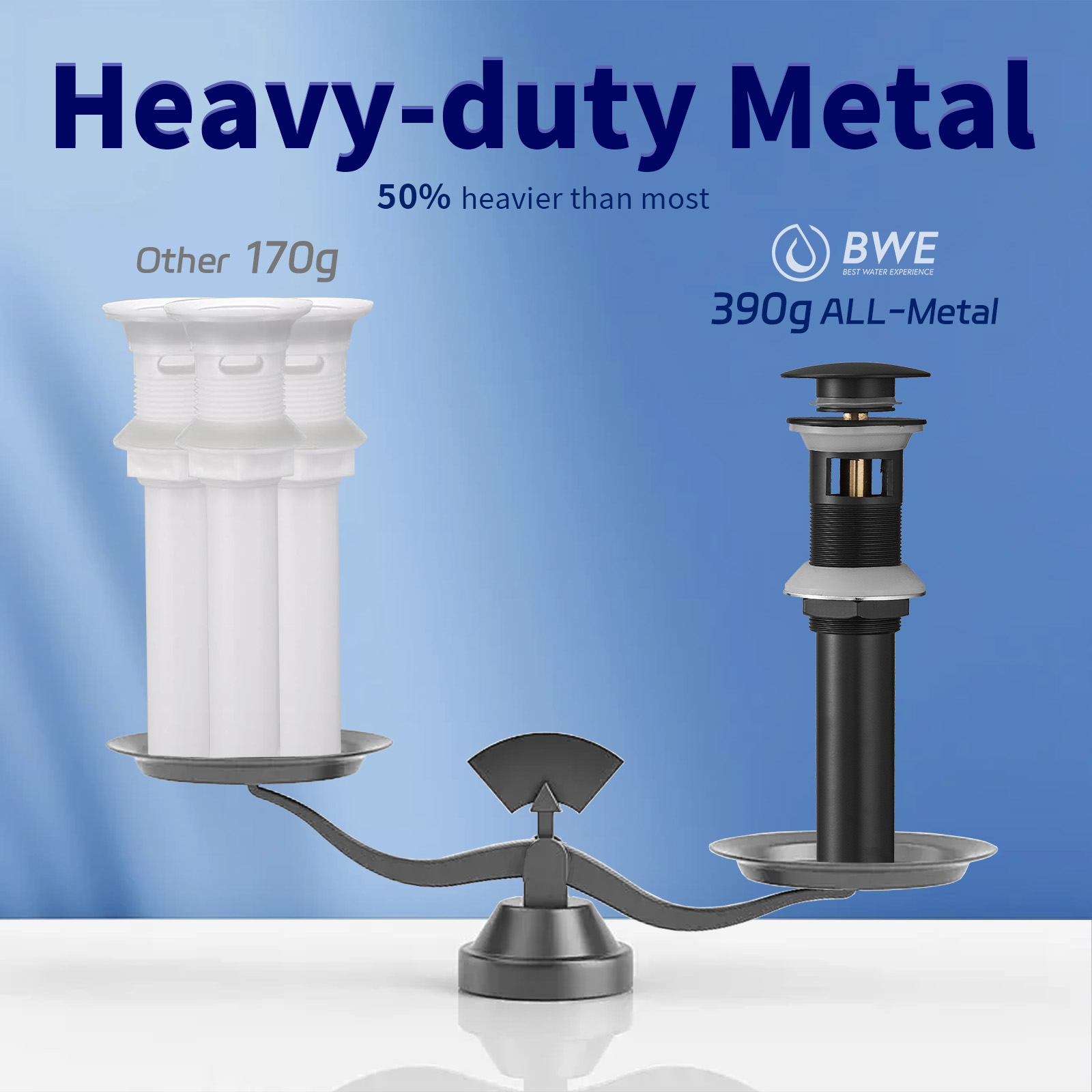 BWE A-9P-001 Popup-Drains-Accessories - View #3