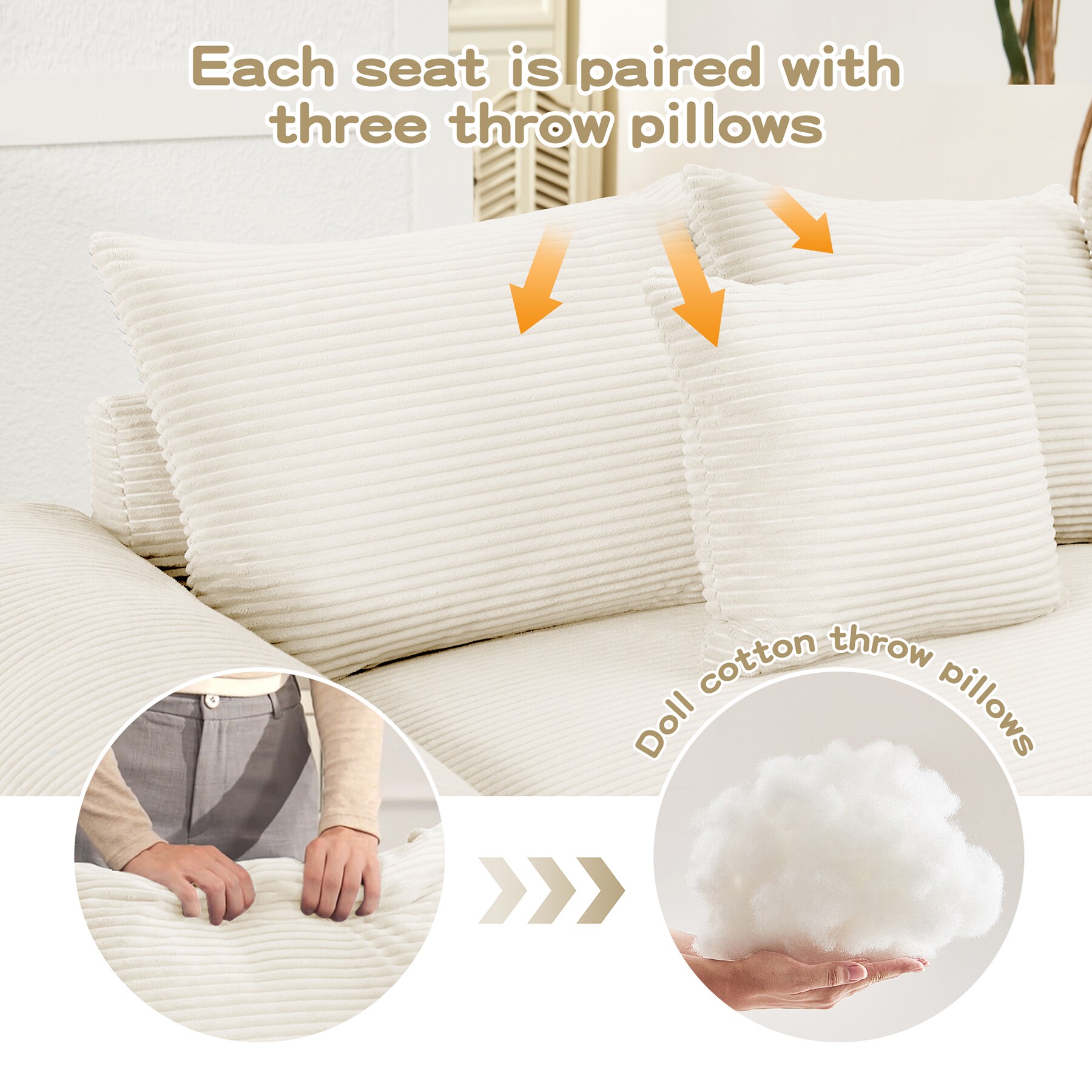 SINOFURN SYA020324BG Sofas-Loveseats - View #20