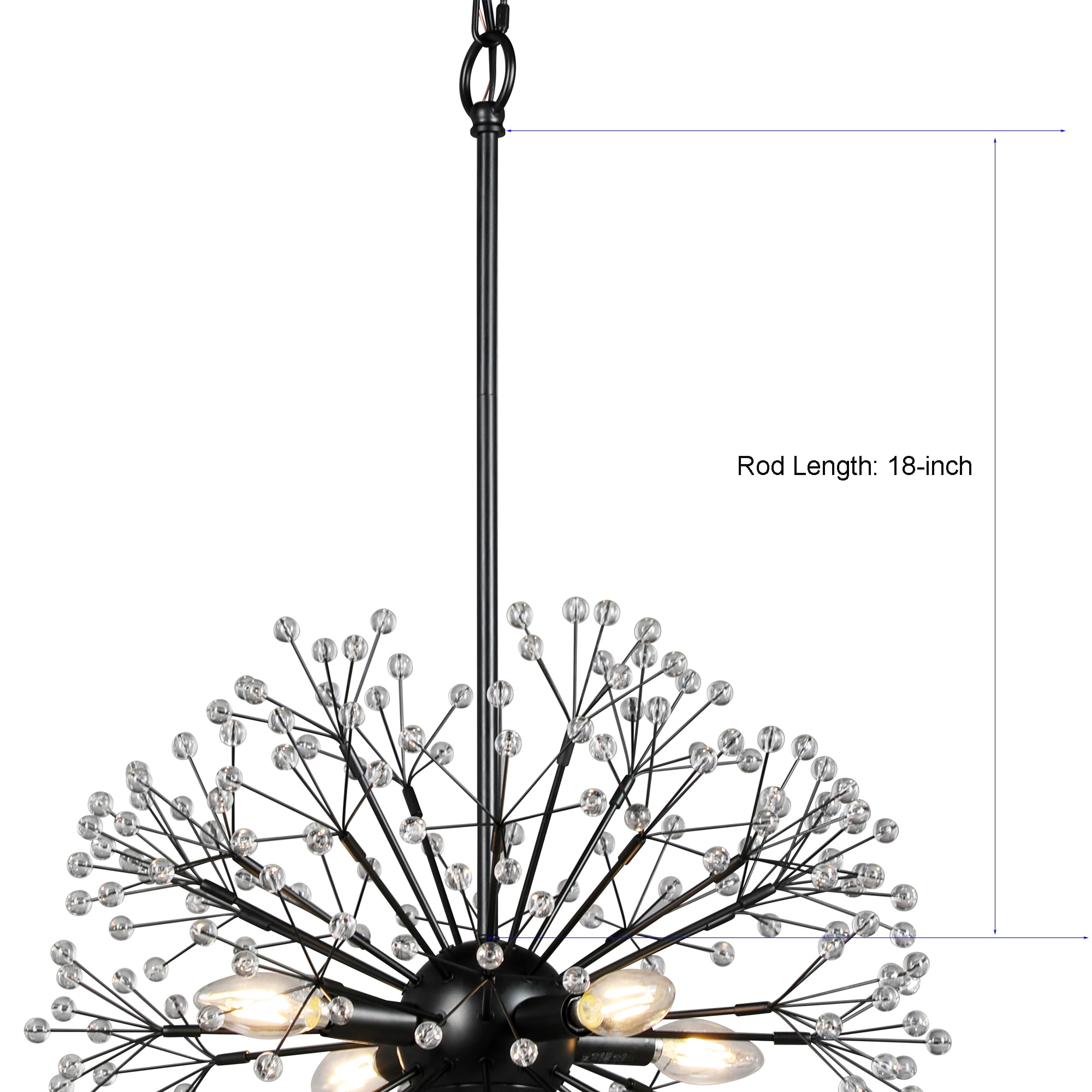 Origin 21 Corvallis 4-Light Black Modern/Contemporary Globe