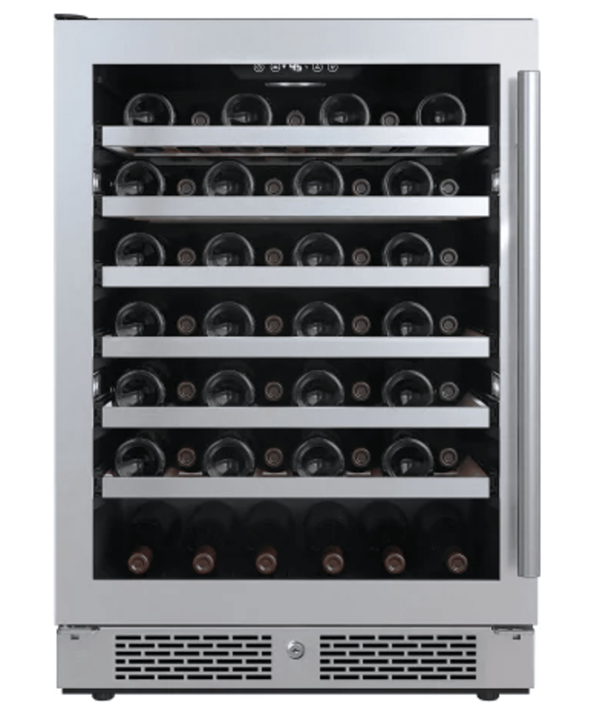 Avallon AWC242SZRH 23.81-Inches W 53 -Bottles Stainless Steel Built-in/Freestanding Indoor Wine Cooler