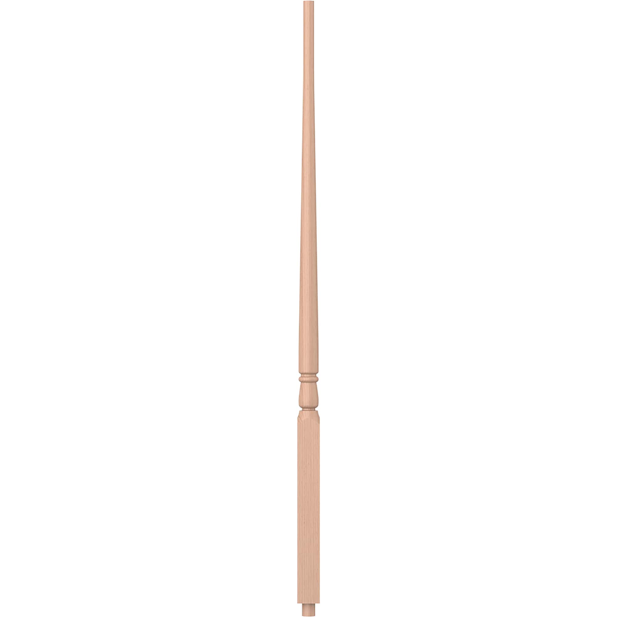 L.J. Smith Stair Systems S-5015-HM 34 34-in x 1.25-in Unfinished Hard Maple Pin Top Stair Baluster