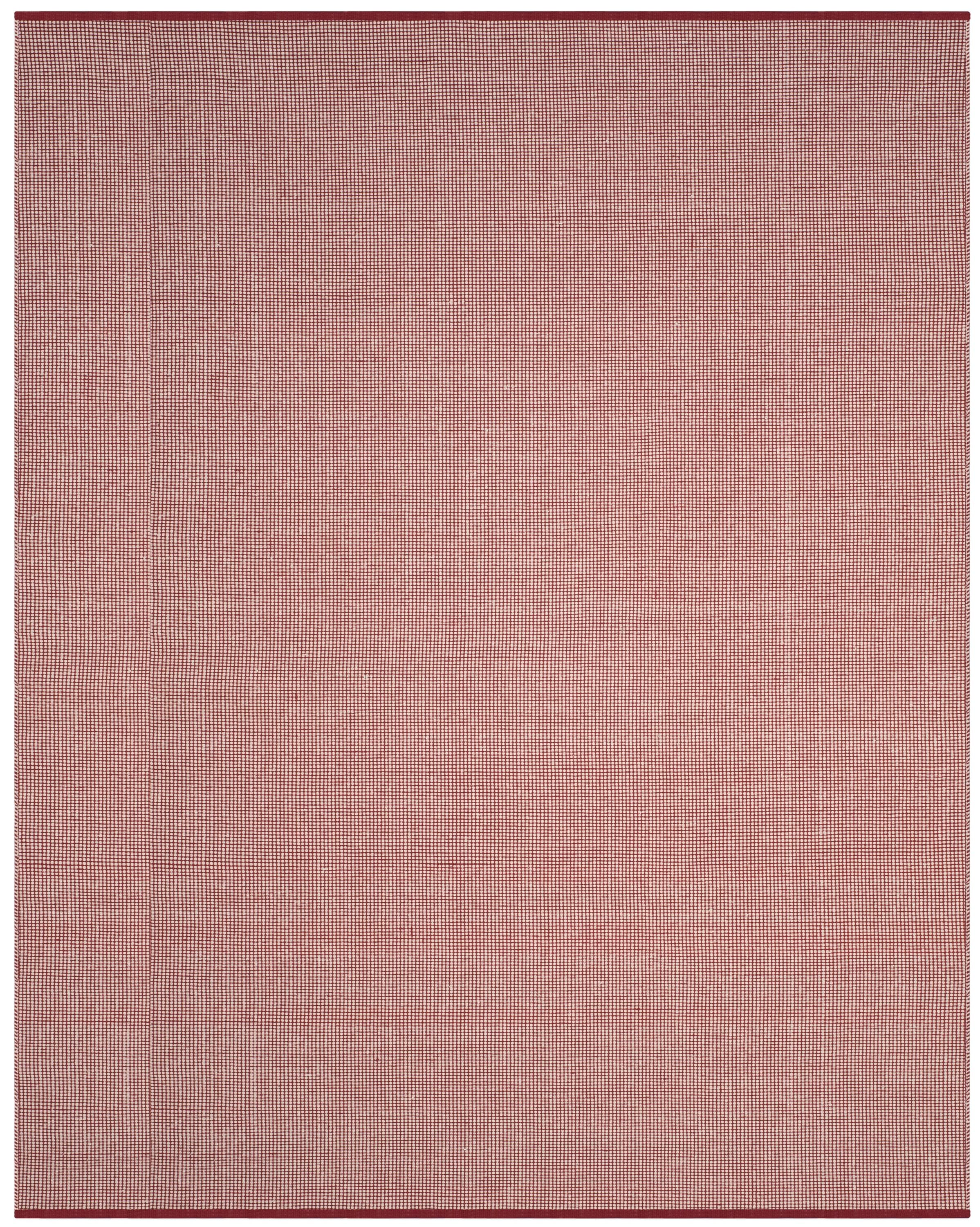 Safavieh MTK345C-8 Montauk Hither 8 x 10 (ft) Cotton Ivory/Red Rectangular Indoor Geometric Coastal Area rug