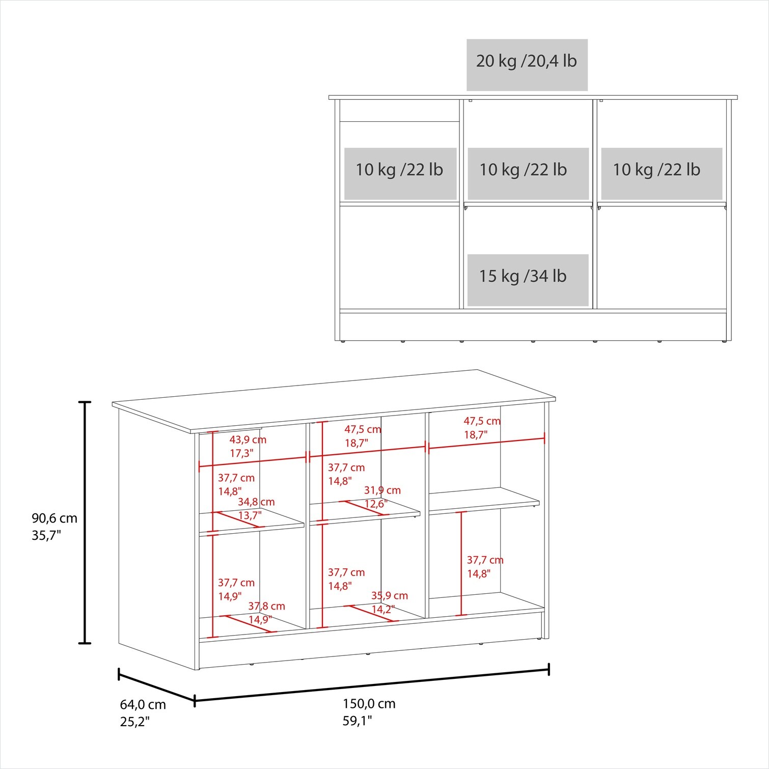FlowLuxe 1XNL5MG8L1KP Kitchen-Furniture - View #3