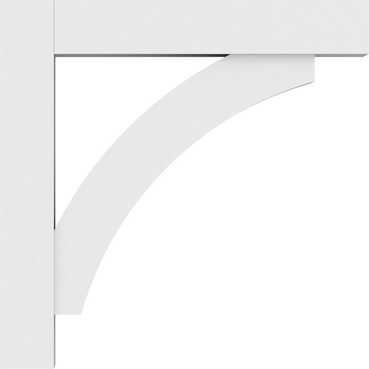Ekena Millwork BKTP03X24X24THR05 Exterior-Brackets-Braces - View #3