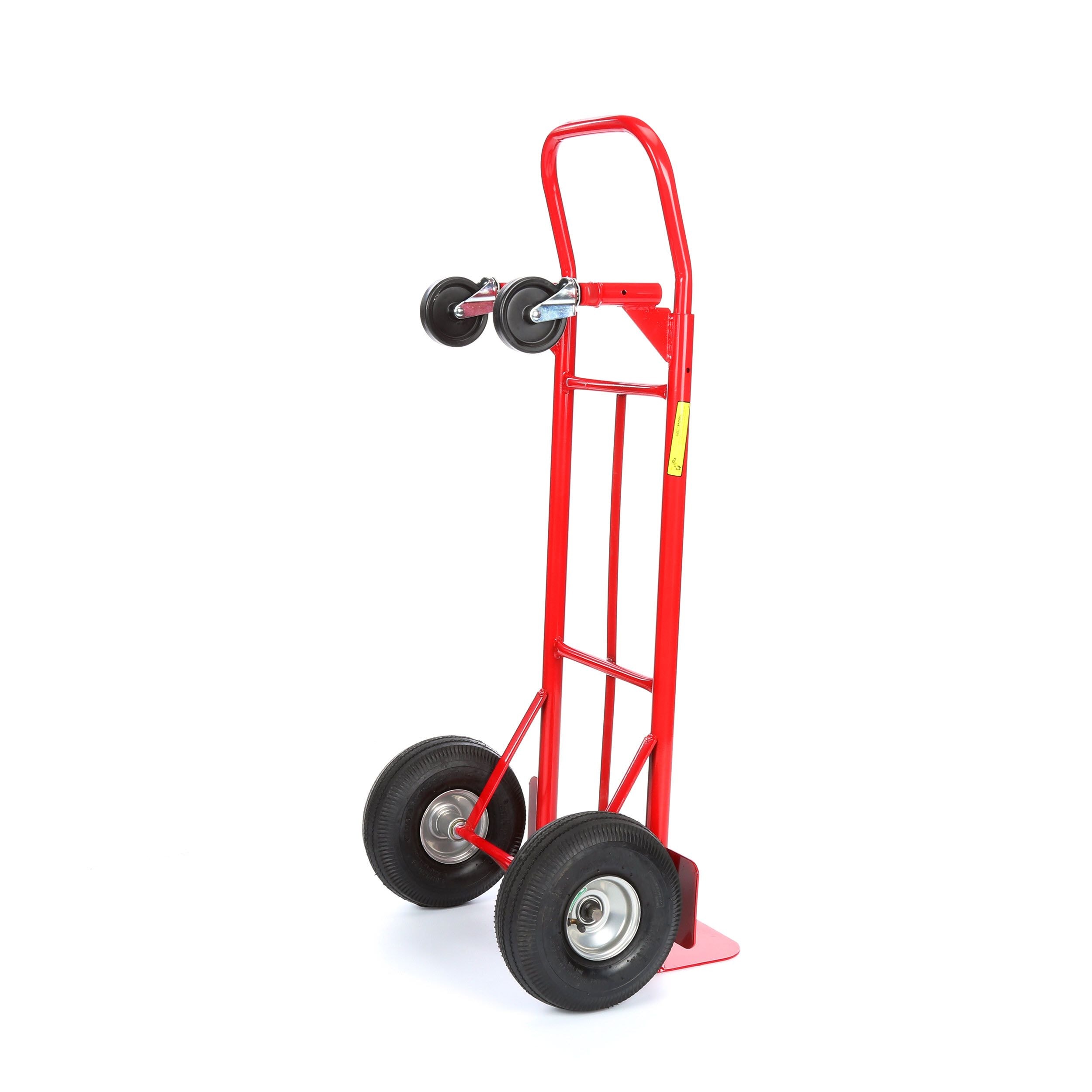 Pneumatics Tires Details about   Milwaukee Moving Dolly Hand Truck 800 lb Capacity With 10 in 