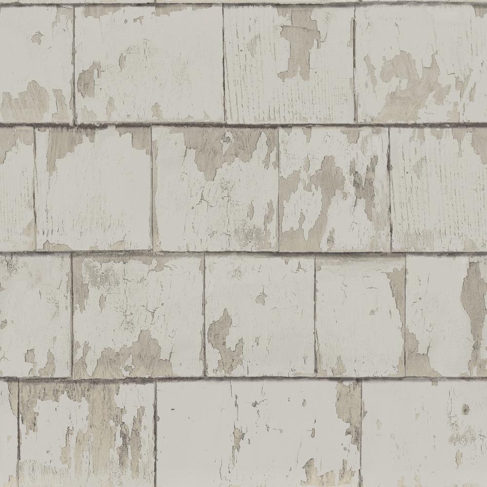 Chesapeake 3119-13041 Kindred 56.4-Sq. Feet Grey Non-woven Wood Prepasted Water Activated Paste Wallpaper