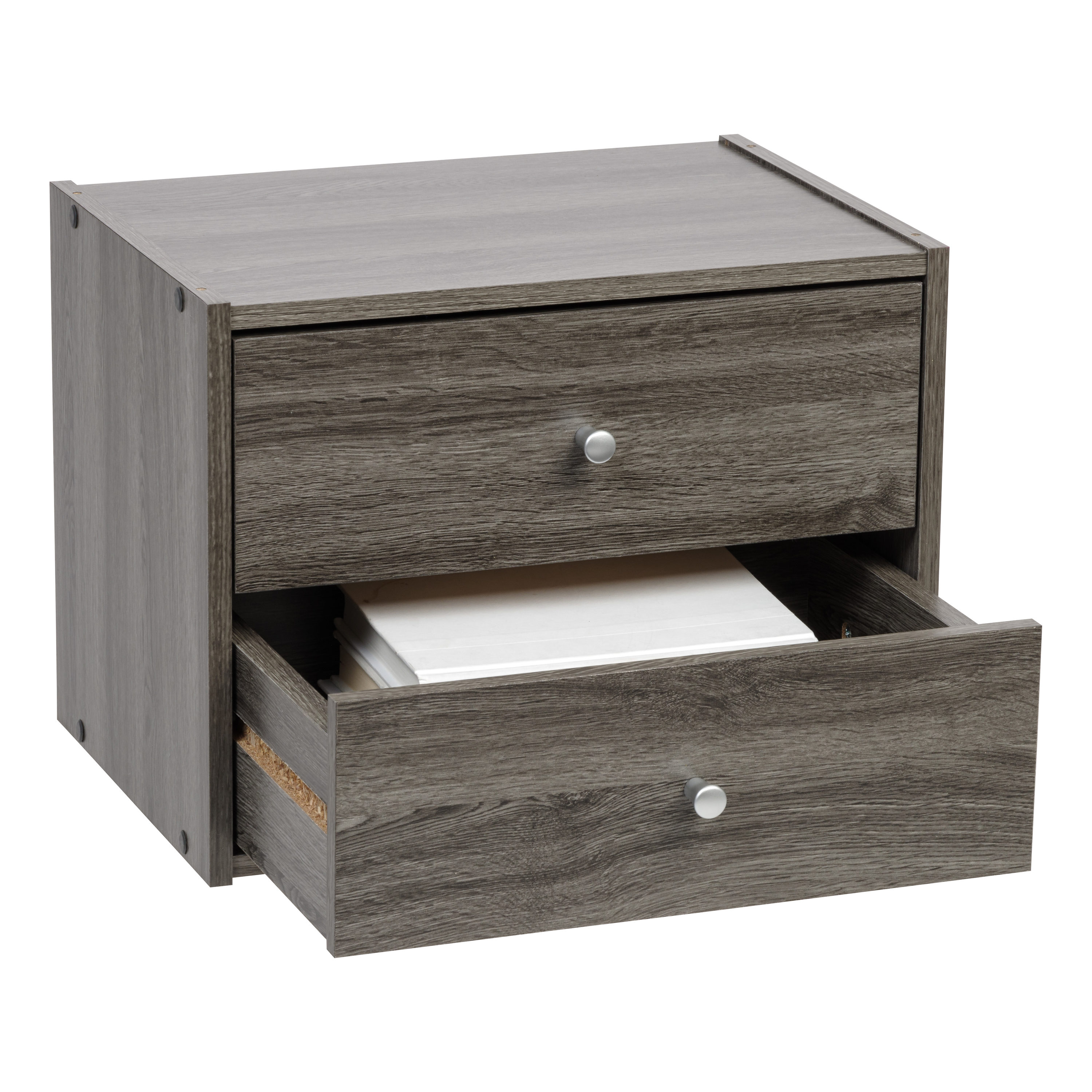 IRIS Chest White 2-Drawer Chest in the Chests department at