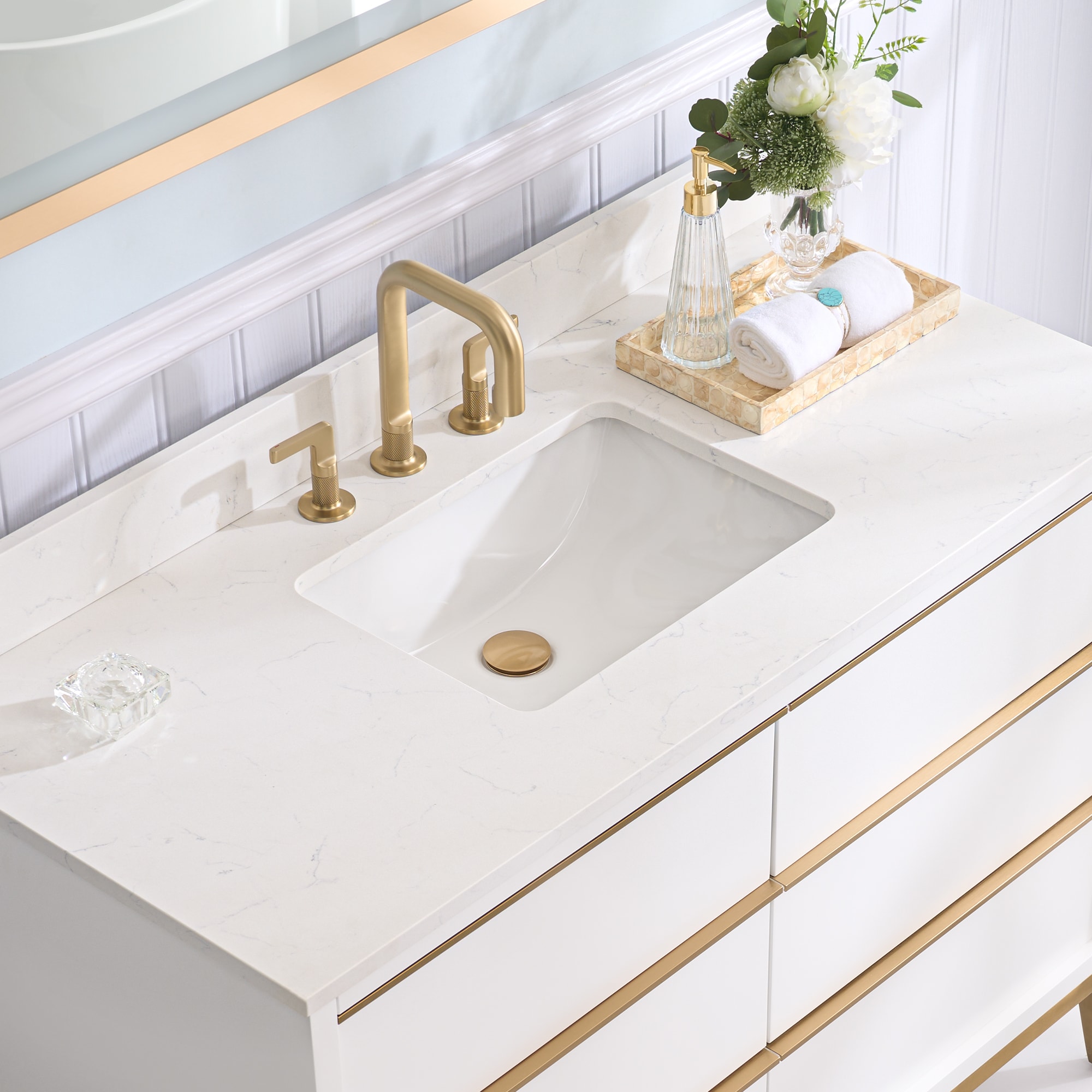 WELLFOR NOLAN48QZ-WT Bath-Vanity-Combo - View #6