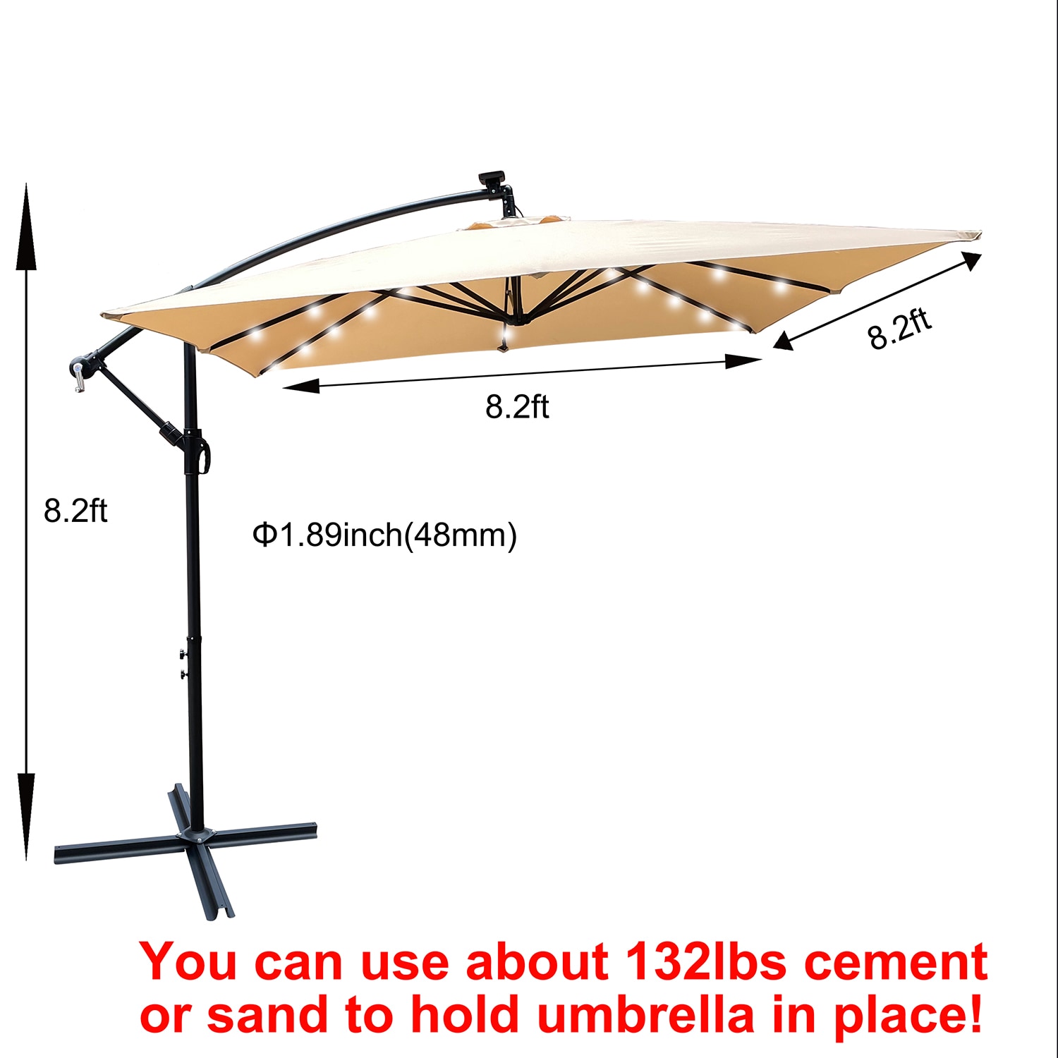 SINOFURN SYA810001GN Umbrellas-2 - View #2
