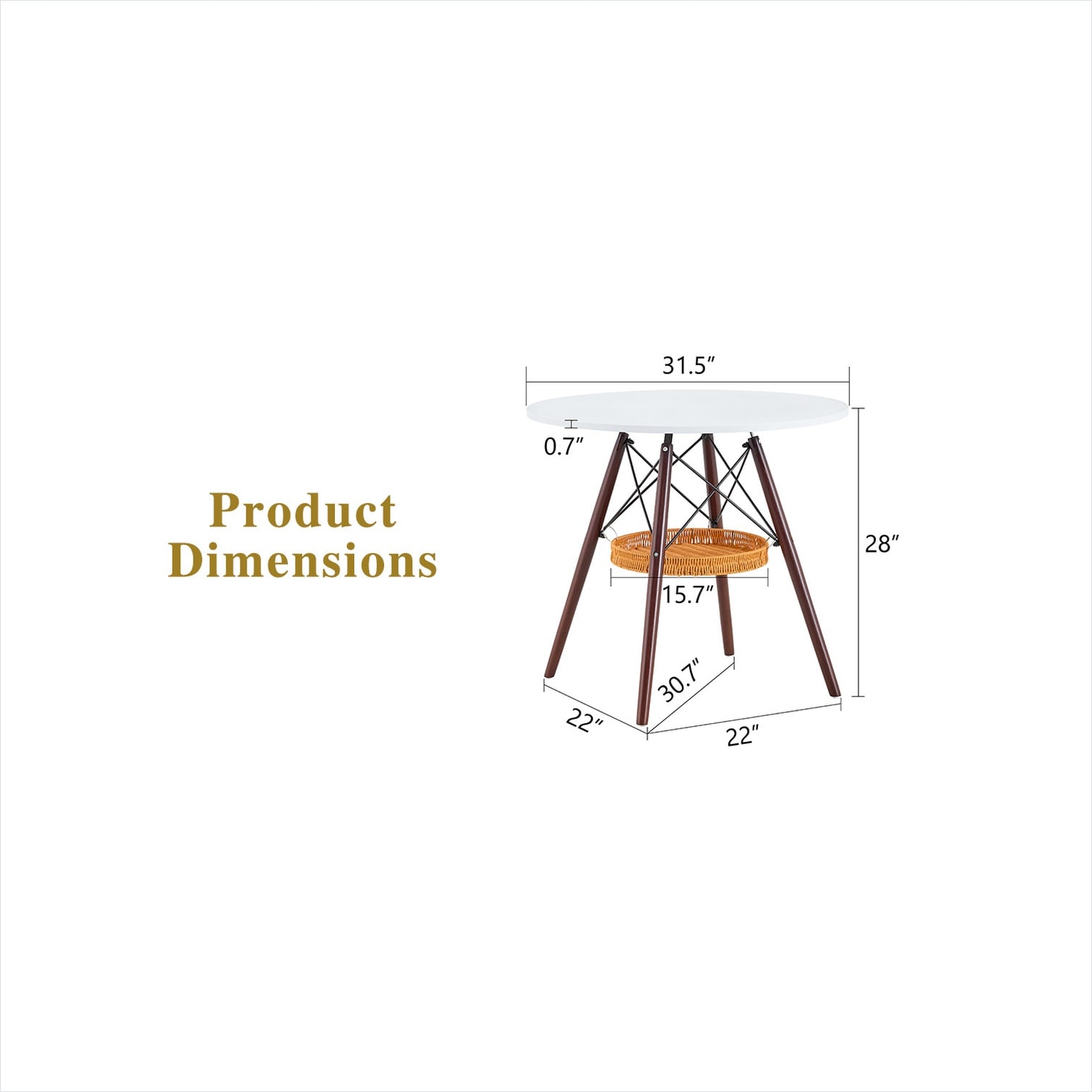 SunJet HW728H9LRT3W Dining-Tables - View #4
