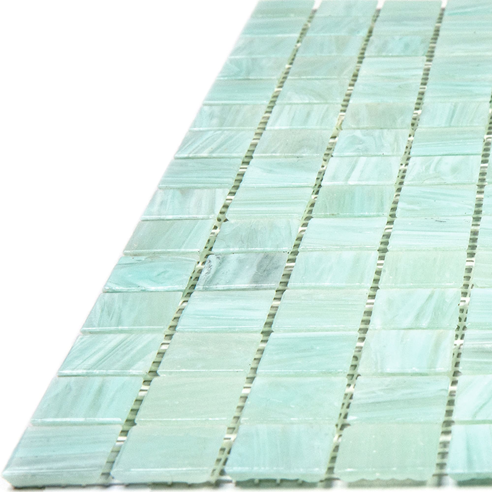 Apollo Tile Celestial Light Pistachio Green 12-in x 12-in Glossy Glass Uniform Squares Floor and Wall Tile (20-sq. ft/ Carton)