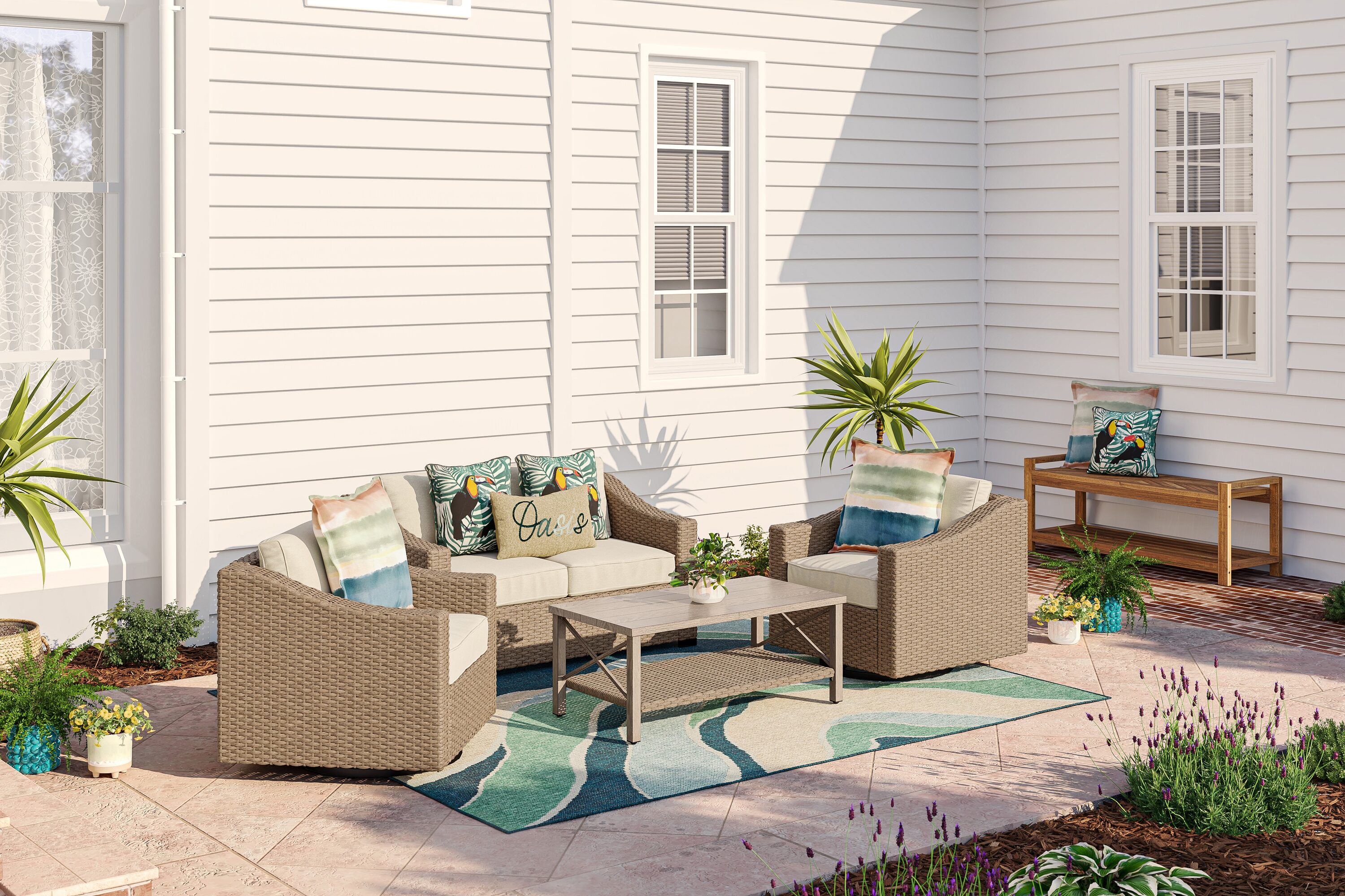 Origin 21 TQ05224B-9C8 Outdoor-Accent-Pillows - View #3