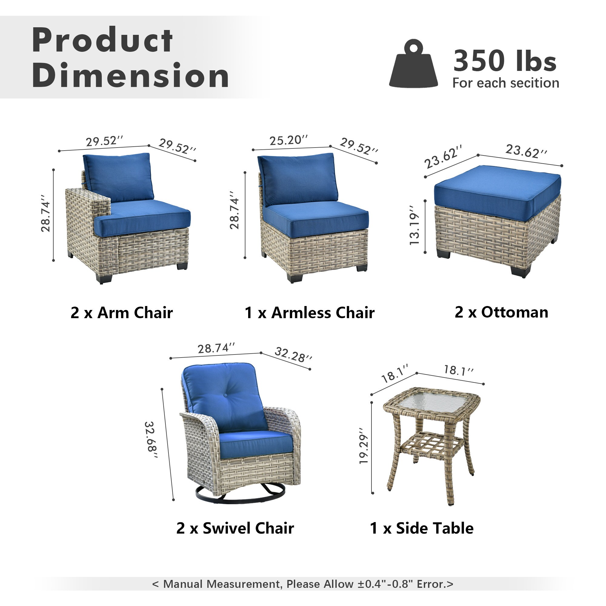 ALTRIGUS 6L-VYZTBS708-AL Patio-Conversation-Sets - View #3