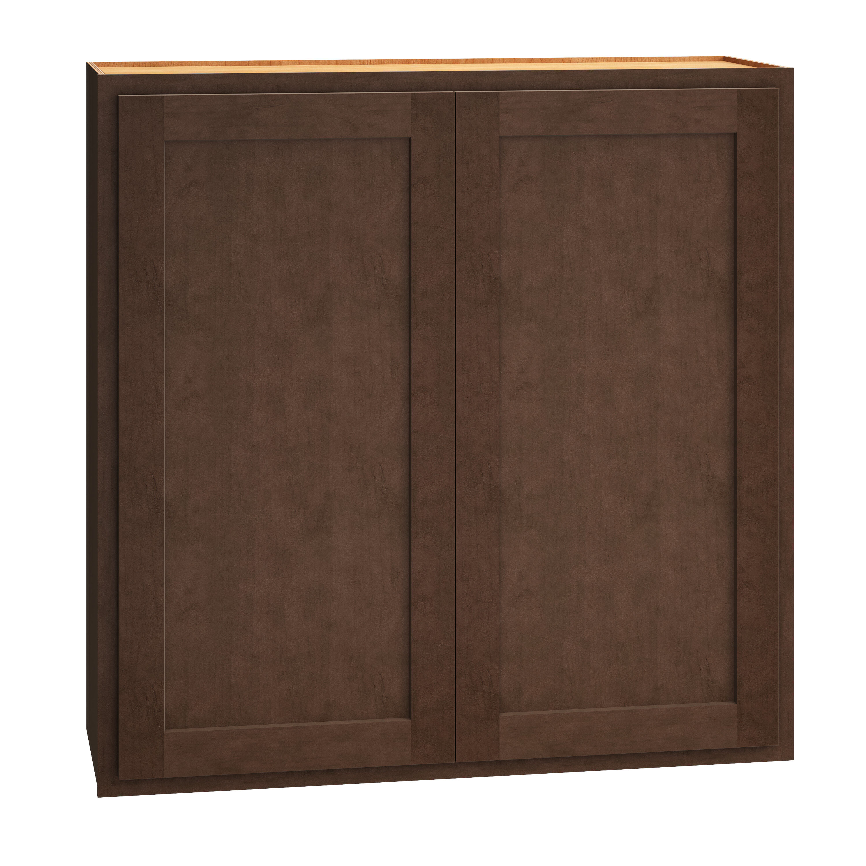 Diamond Express 320 W3636 Jamestown 36-in W x 36-in H x 12-in D Thatch Partial Overlay Wall Fully assembled Plywood Cabinet (Recessed Panel Shaker)