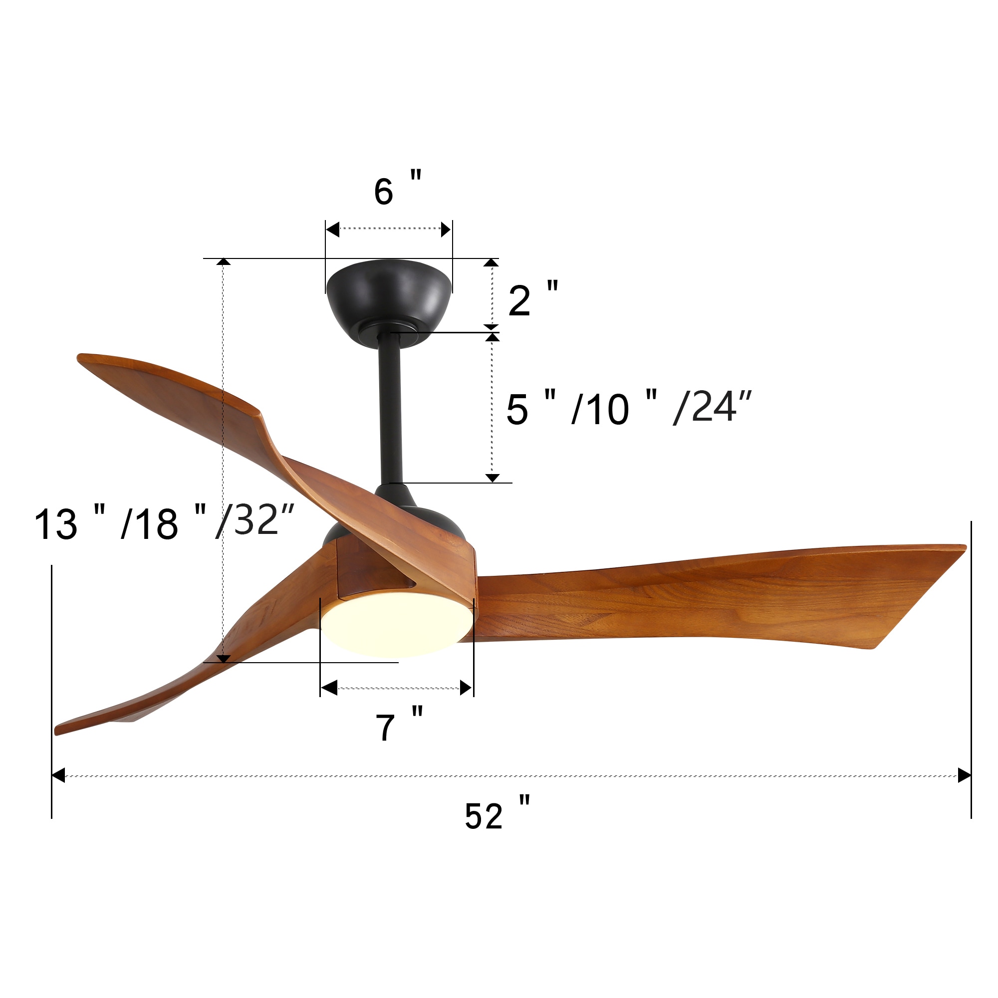Bybafun YA3200020 Ceiling-Fans - View #2