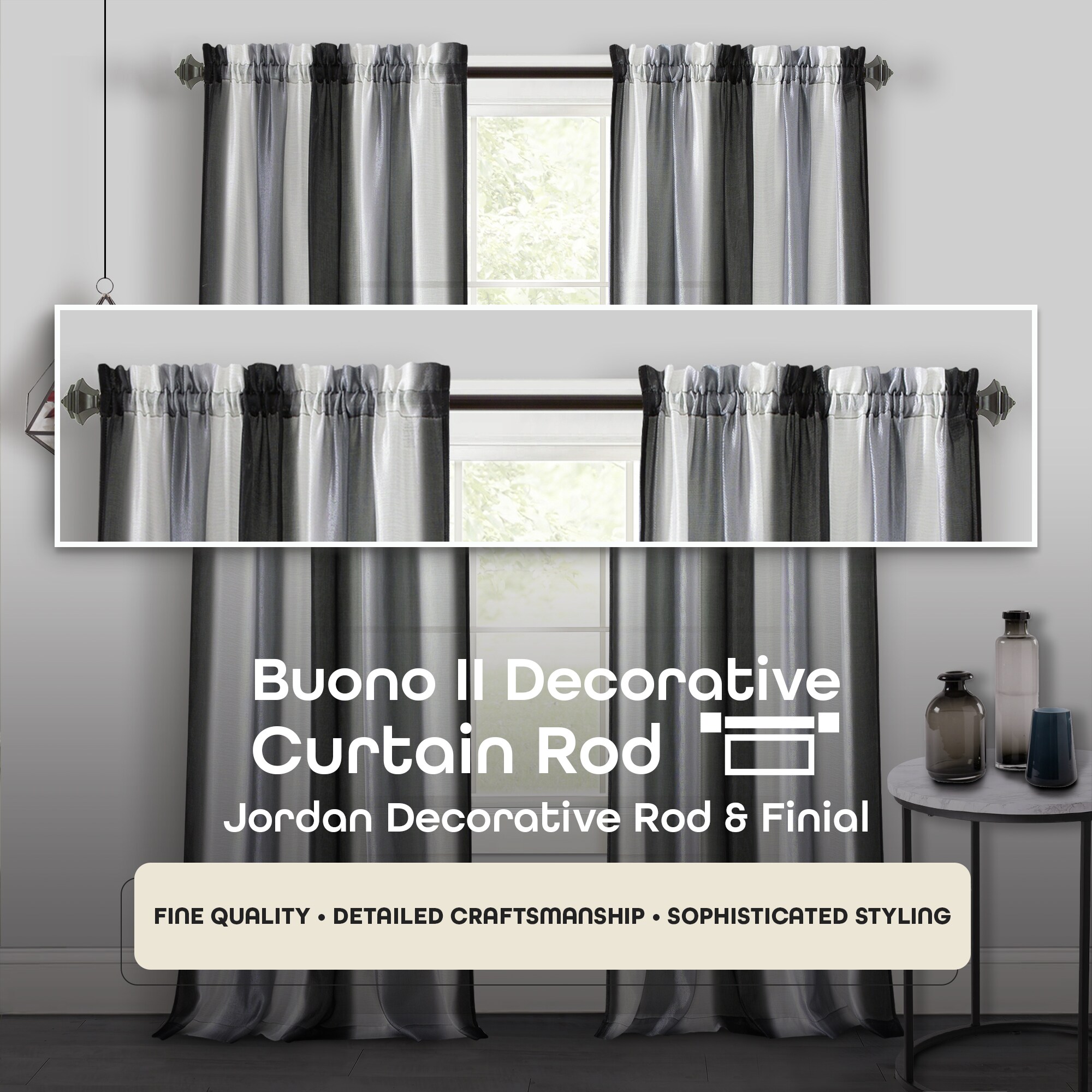 Achim RDJNMH4886 Curtain-Rods - View #3